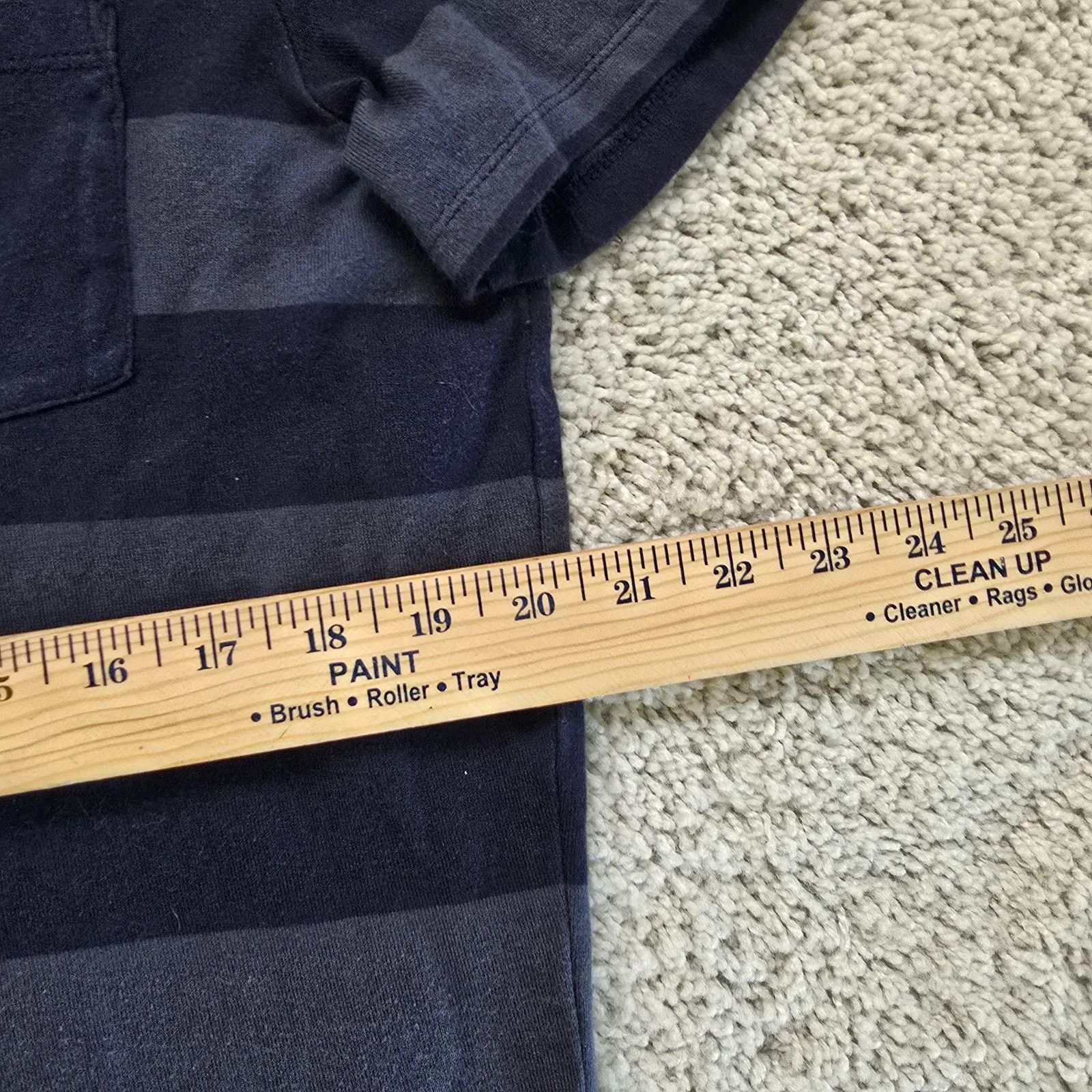 Marine Layer Marine Layer Mens Medium Stripe Blue Polo Shirt Modal Soft Size US M / EU 48-50 / 2 - 6 Thumbnail