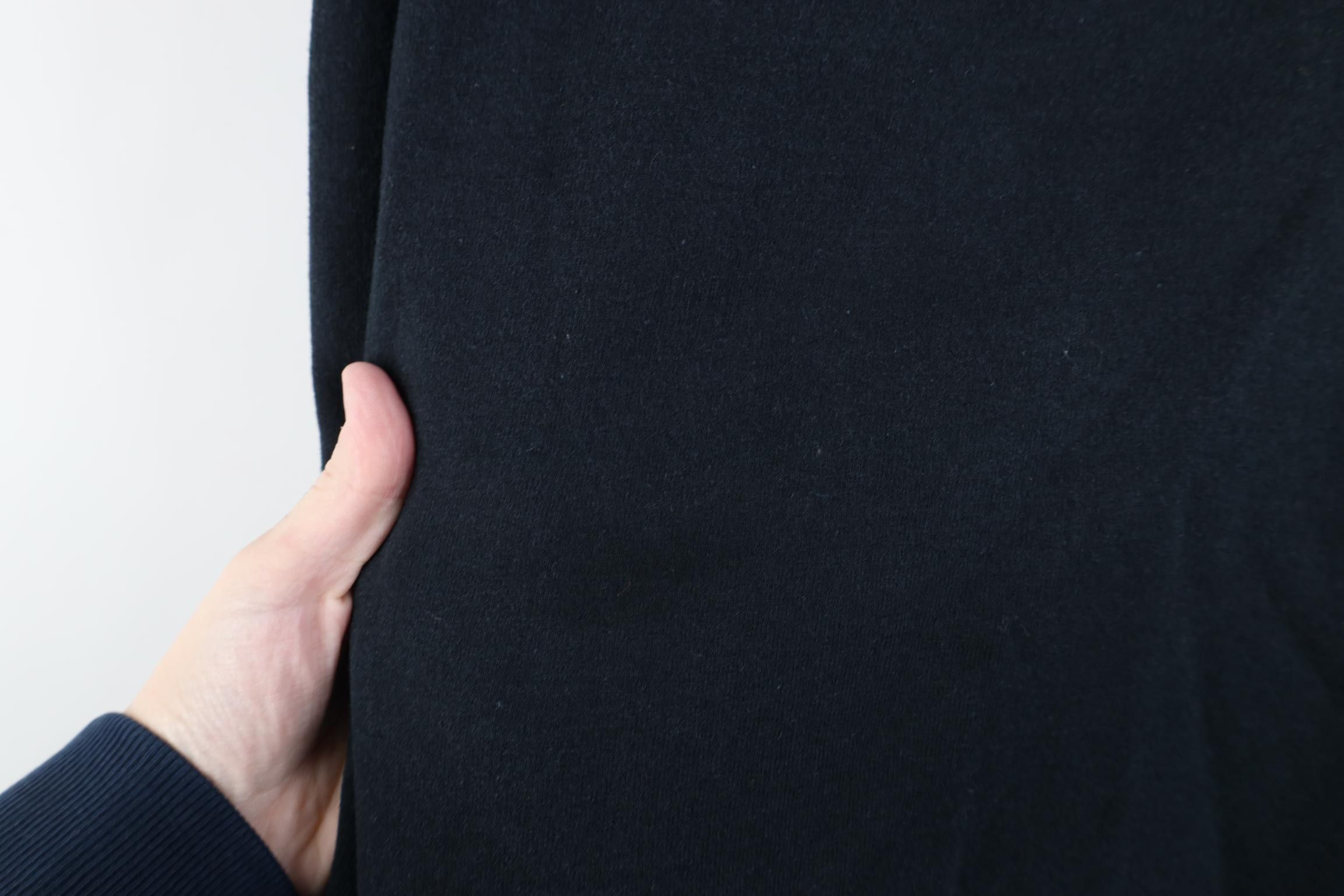 Vintage Vintage 90s Streetwear Faded Blank Crewneck Sweatshirt Black Size US L / EU 52-54 / 3 - 5 Thumbnail
