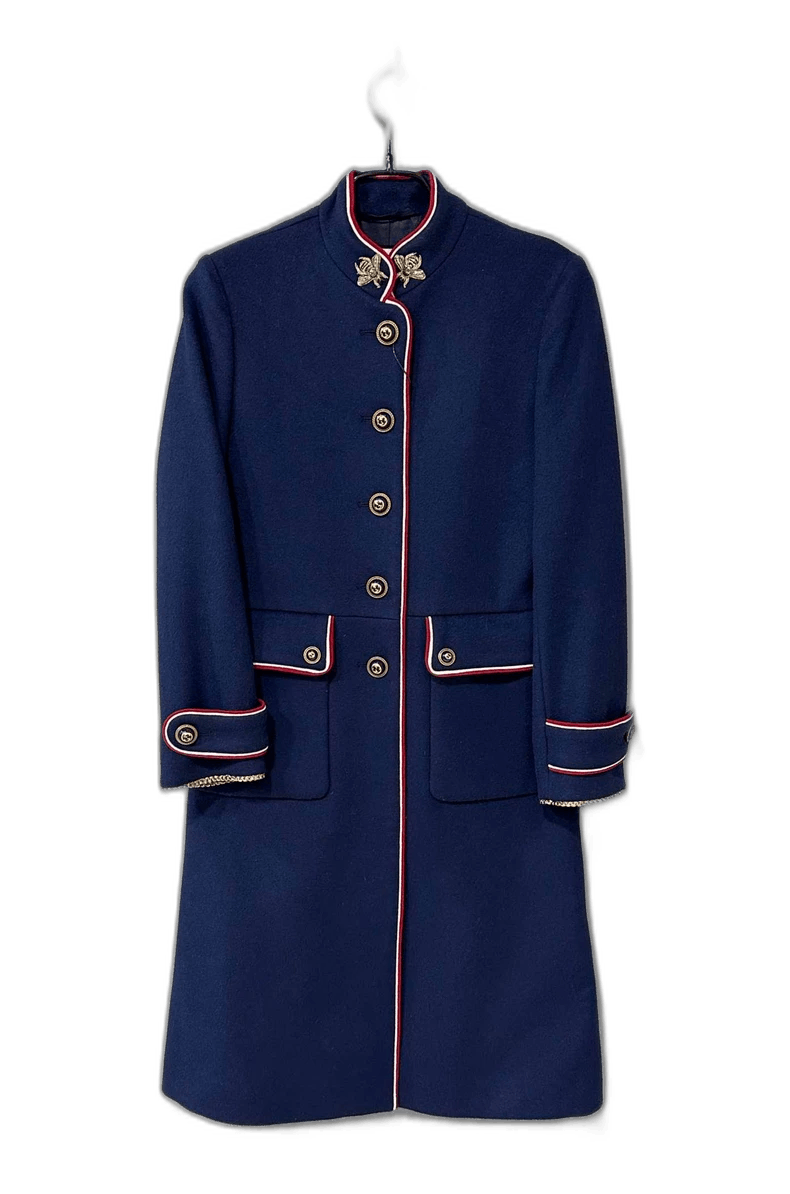 Gucci Classic Double G Button Bee Coat by Gucci Size S / US 4 / IT 40 - 1 Thumbnail