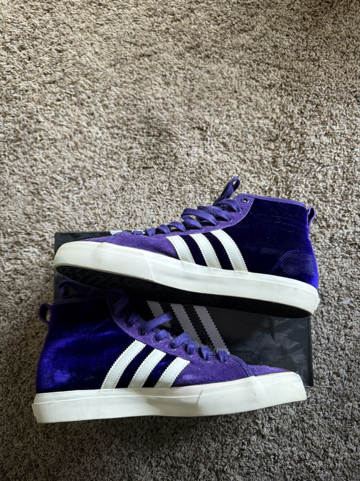 Adidas ADIDAS X Nakel Smith Velvet Adidas Matchcourt Size US 9.5 / EU 42-43 - 2 Thumbnail