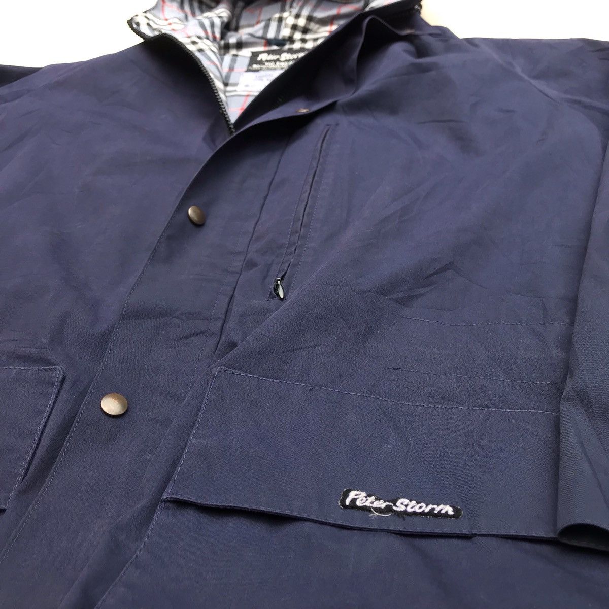 Vintage Peter Storm 70s Hunter hiking Jacket Big Pocket waterproof Size US L / EU 52-54 / 3 - 5 Thumbnail