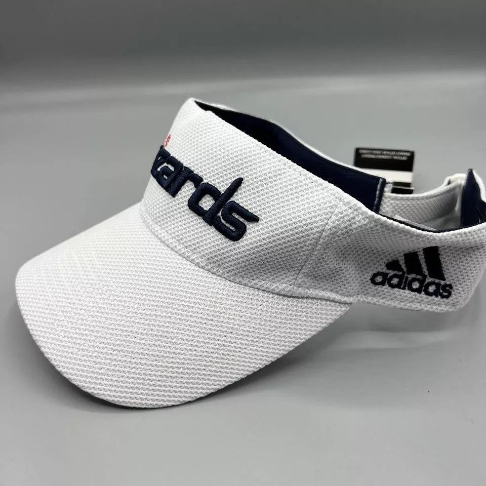 Adidas Washington Wizards Visor Hat Men Adidas NBA Strap Back Cap Size ONE SIZE - 2 Thumbnail