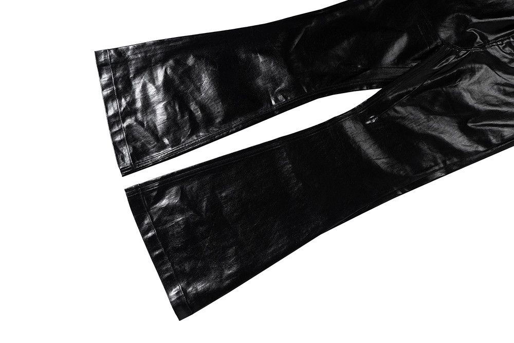 Japanese Brand × Leather High Street Glossy Pu Leather Pants Size US 33 - 9 Thumbnail