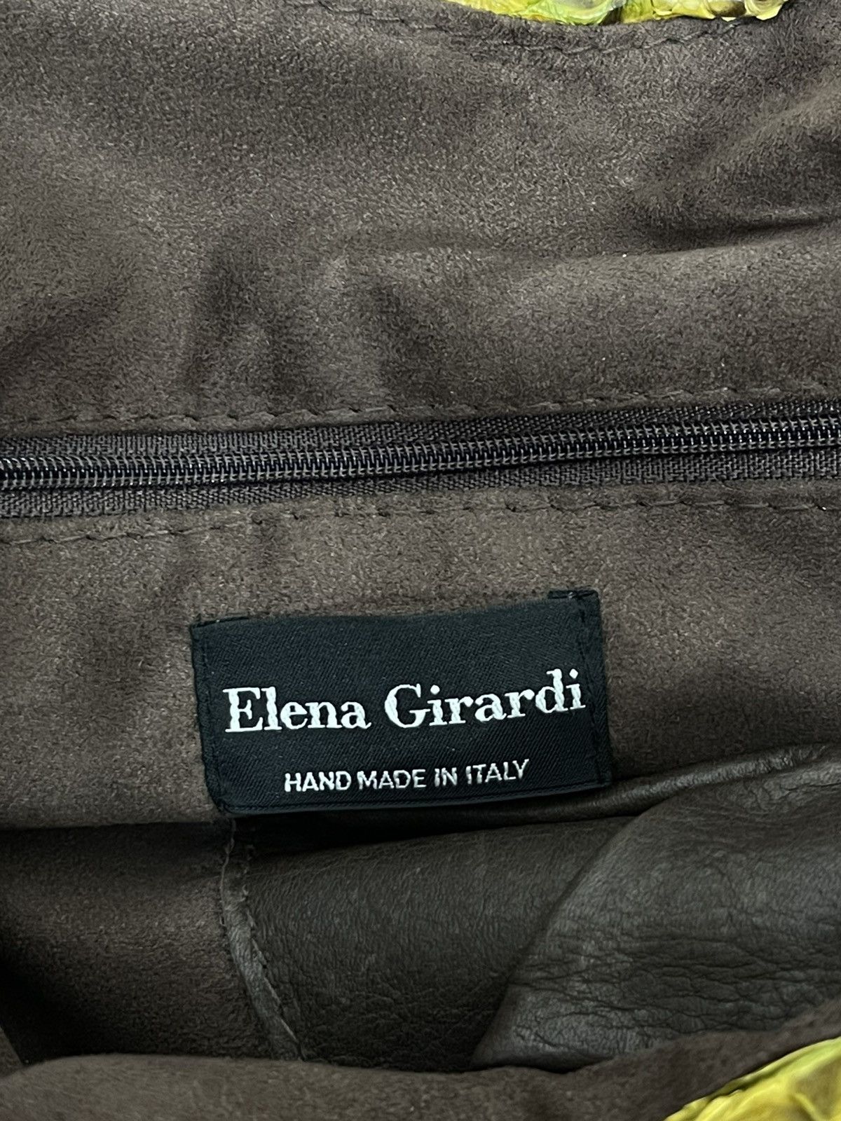 Genuine Leather Full Leather Python Elena Girardi Handmade Hobo Bag 2🟩2 Size ONE SIZE - 17 Thumbnail