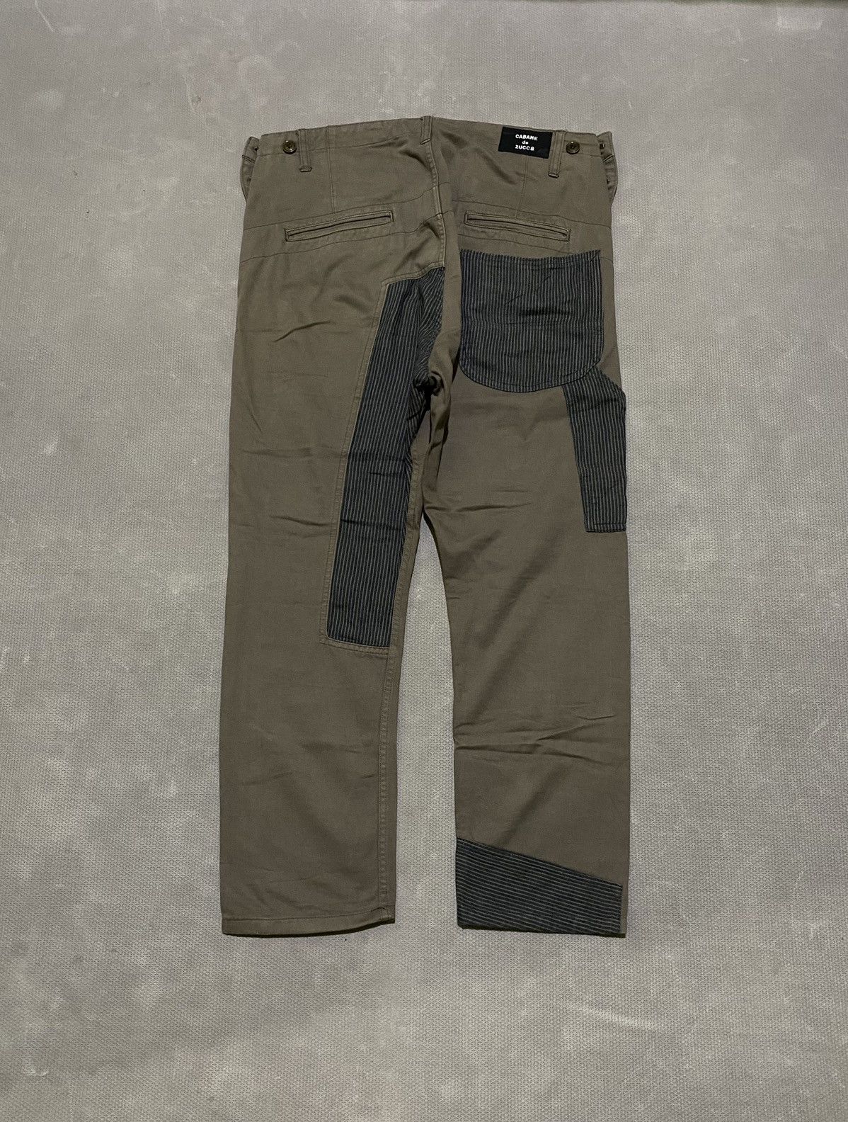 CABANE de ZUCCa × Issey Miyake × Japanese Brand Cabane de Zucca issey miyake Patchwork Pants Size US 34 / EU 50 - 2 Thumbnail