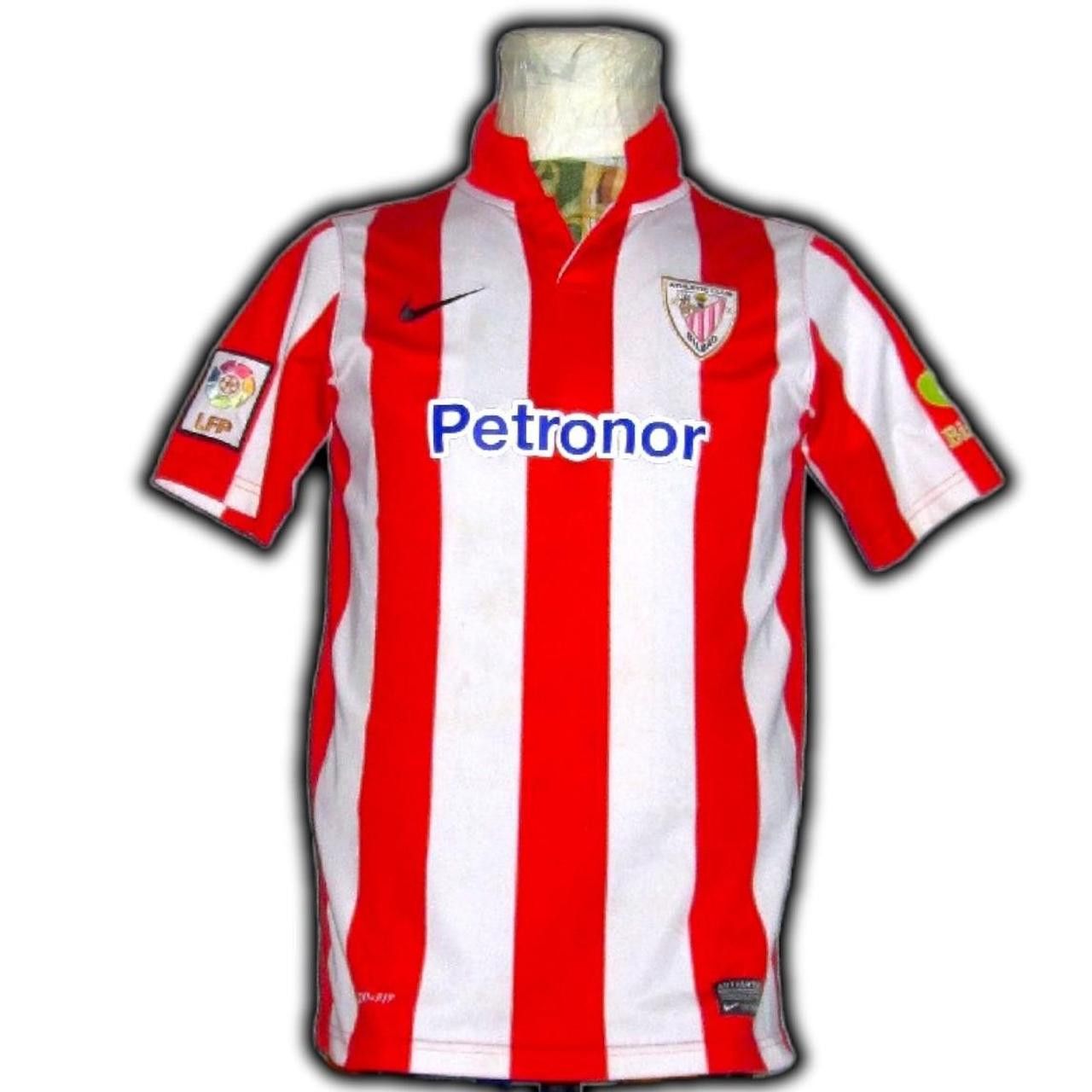 Nike Athletic Club Bilbao Spain 2013 2014 Home Shirt Jersey Size US S / EU 44-46 / 1 - 4 Thumbnail