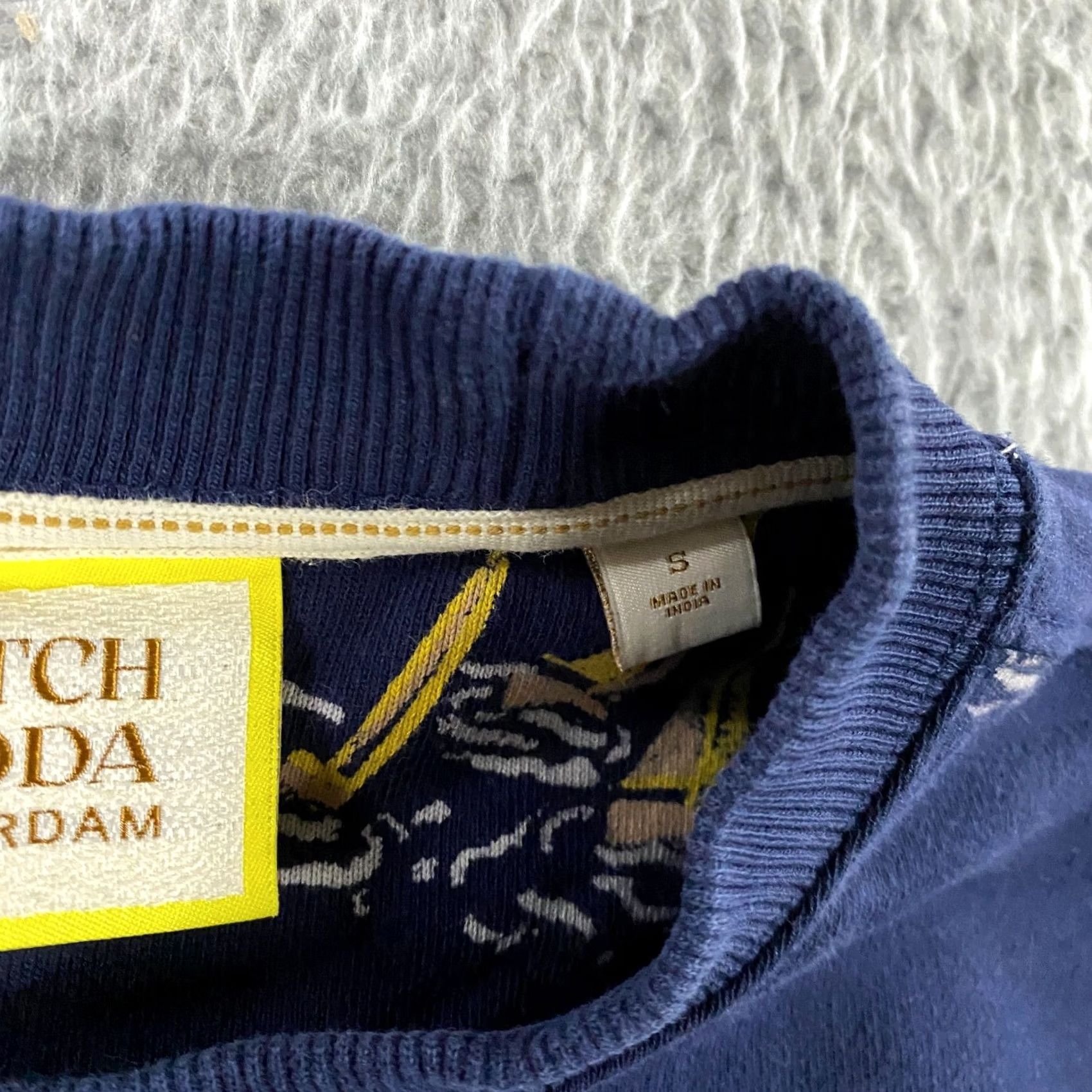 Scotch & Soda Scotch & Soda Sweatshirt Mens Small Sail Boats Pullover Crew Preppy Blue Size US S / EU 44-46 / 1 - 4 Thumbnail