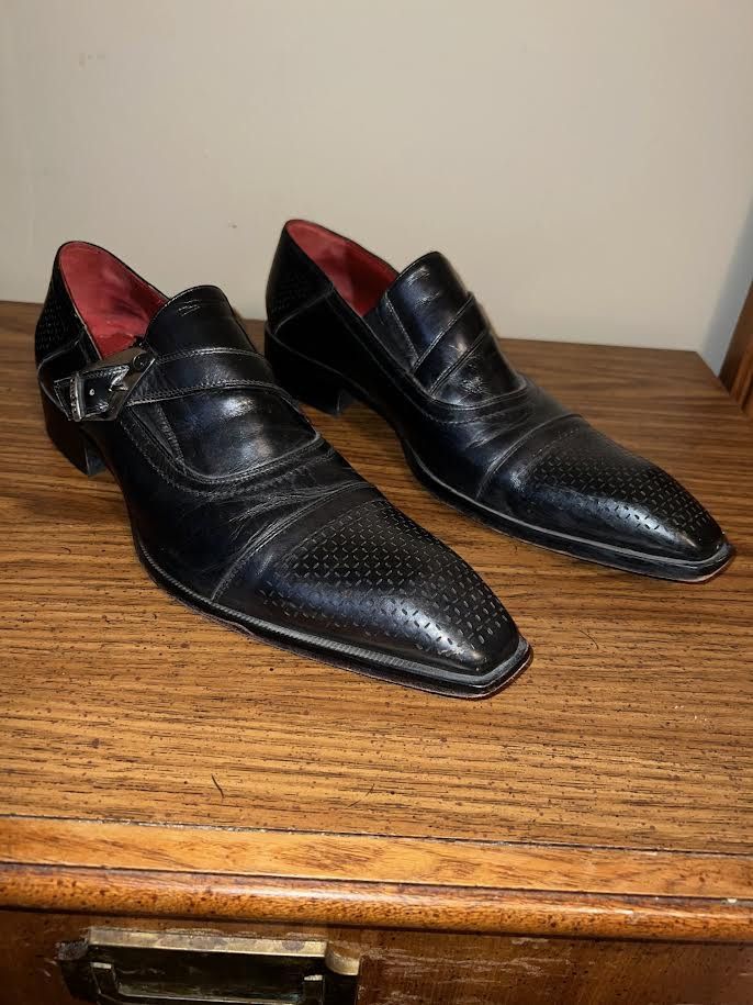 Jo Ghost Jo Ghost leather buckle shoe Size US 10 / EU 43 - 1 Thumbnail