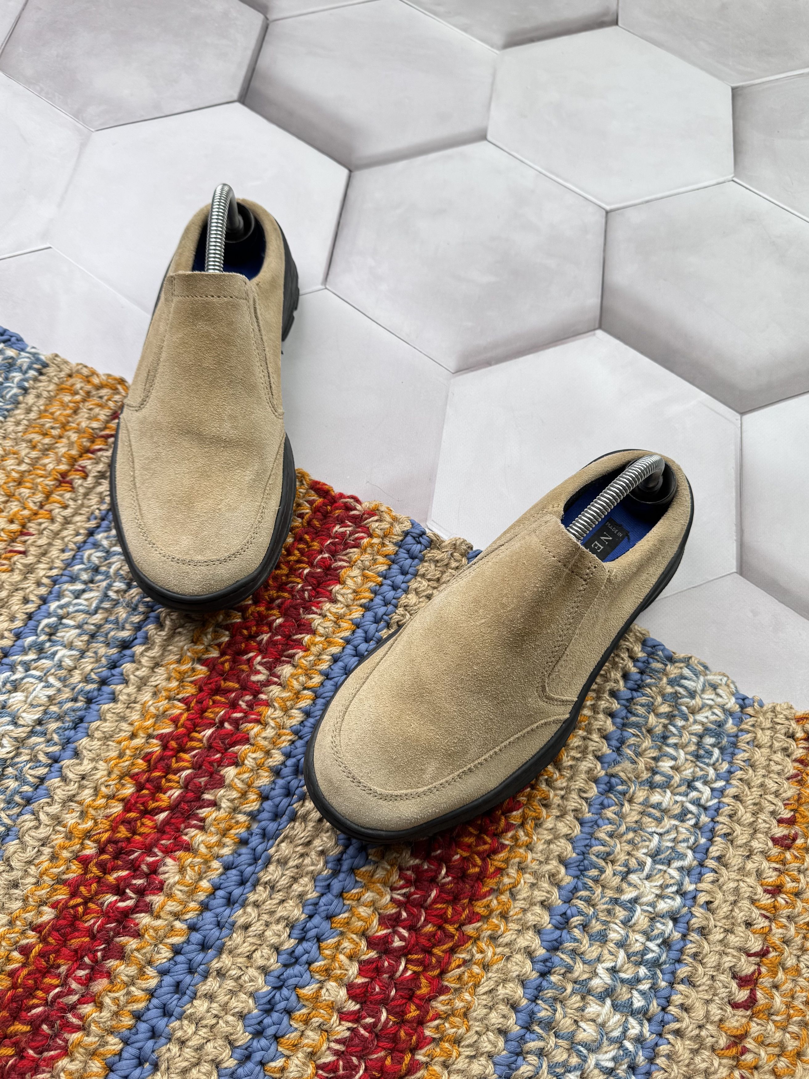 Japanese Brand Vintage Suede Mules (E4) Size US 9 / EU 42 - 2 Thumbnail