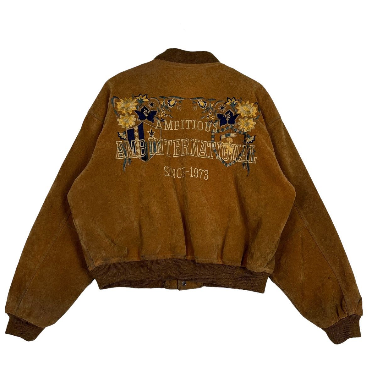 Japanese Brand 🔥 VINTAGE RED GRAPE AMBITIOUS VELVET BOMBER JACKET Size US M / EU 48-50 / 2 - 1 Thumbnail