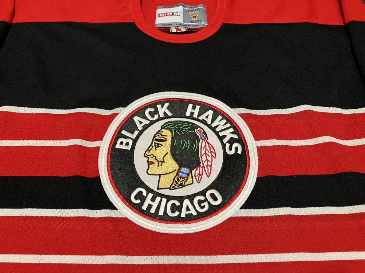 Ccm Chicago Blackhawks Chelios CCM NHL Hockey Jersey Size JUMBO Size US XXL / EU 58 / 5 - 2 Thumbnail