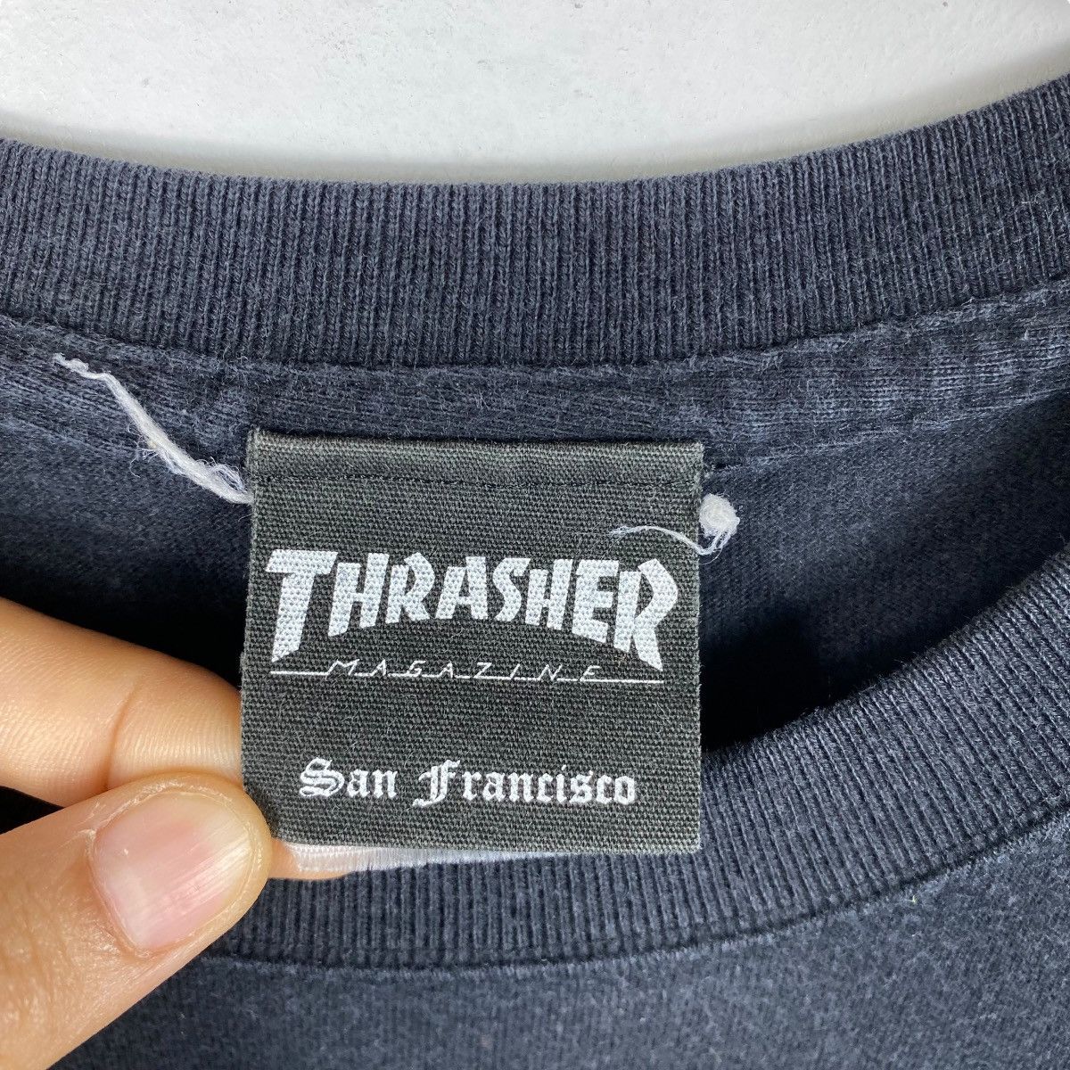Thrasher Vintage 00's THRASHER Skateboard Magazine Bleached Stains Size US M / EU 48-50 / 2 - 6 Thumbnail