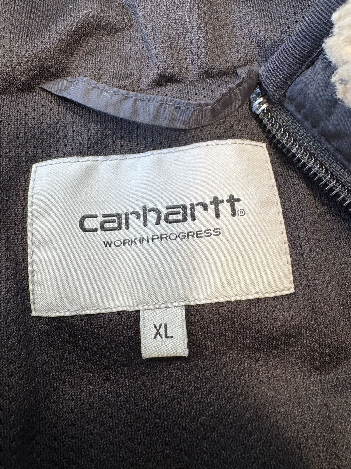 Carhartt Wip Carhartt WIP Sherpa Fleece 1/4 Zip Pullover Size US XL / EU 56 / 4 - 4 Thumbnail