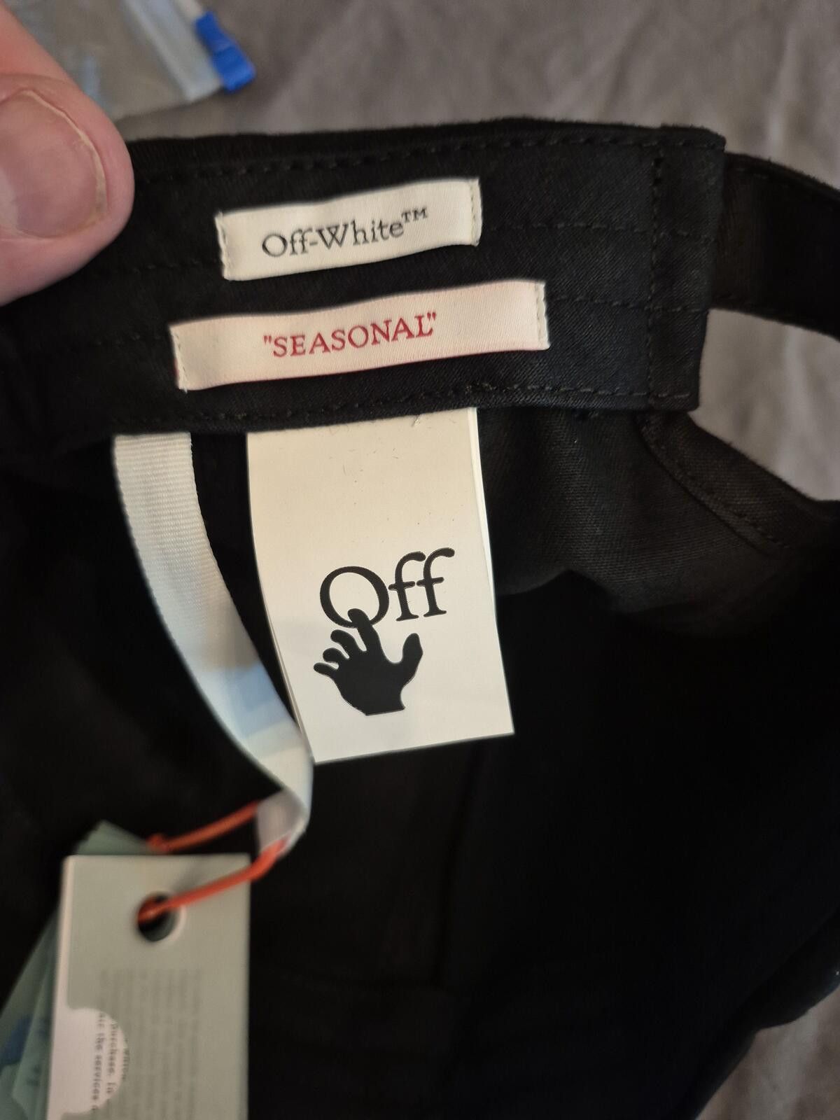 Off-White Off-White Arrow Adjustable Baseball Cap Size ONE SIZE - 5 Thumbnail