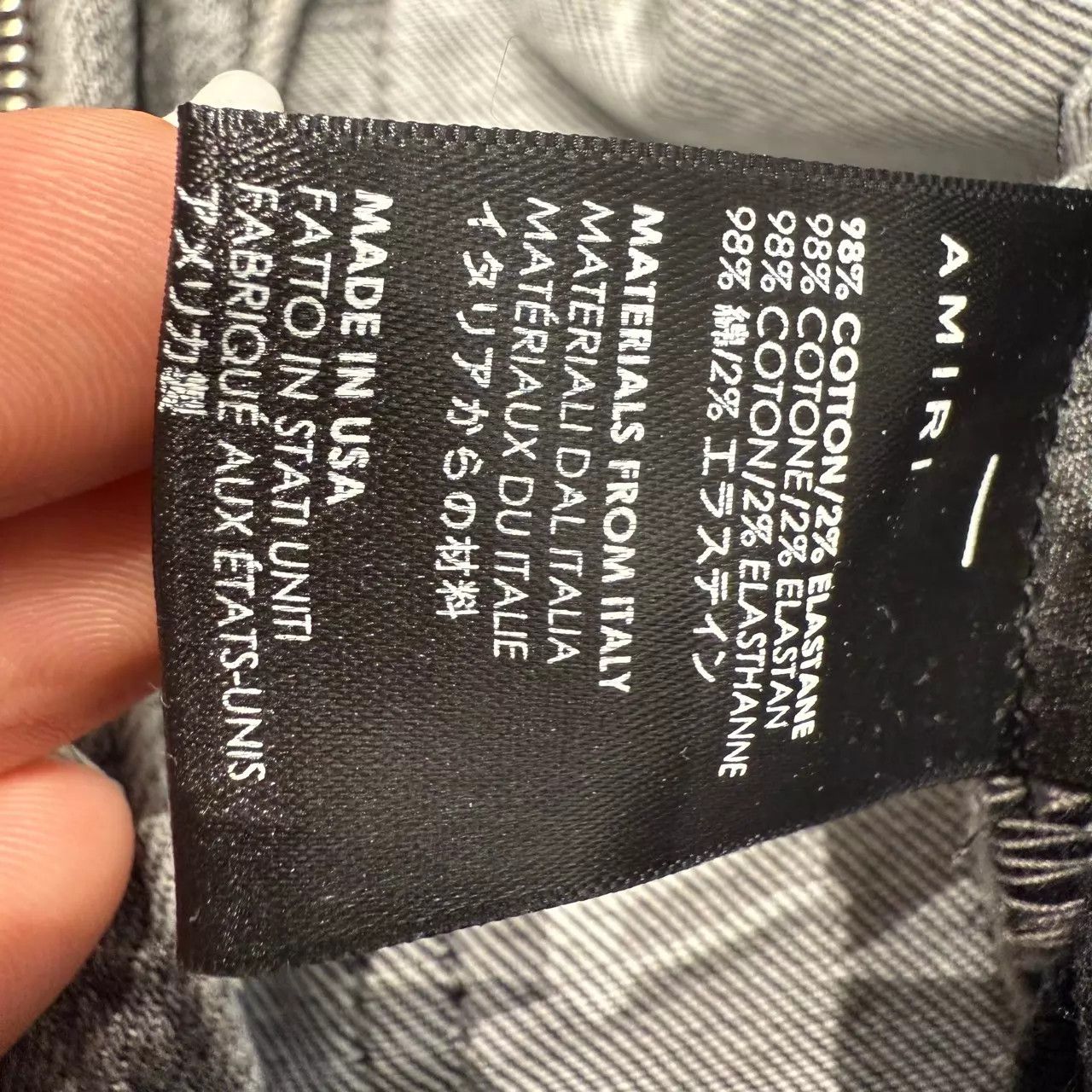 Amiri AMIRI Gray Washed Ripped Jeans 32 95 New Size US 32 / EU 48 - 6 Thumbnail