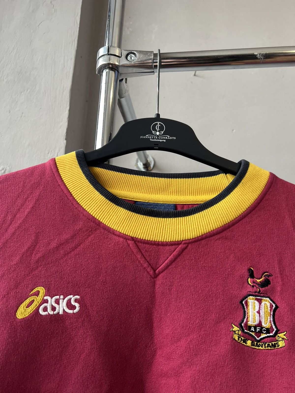 Asics 1999/2000 BRADFORD CITY TRAINING/TRAVEL SOCCER SWEATSHIRT Size US XXL / EU 58 / 5 - 5 Thumbnail