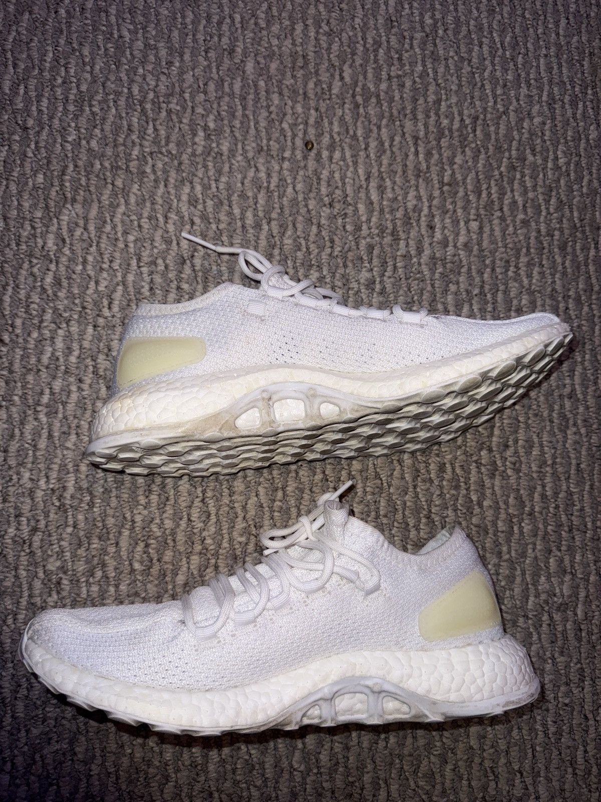 Adidas Triple white pureboosts clima Size US 9.5 / EU 42-43 - 2 Thumbnail