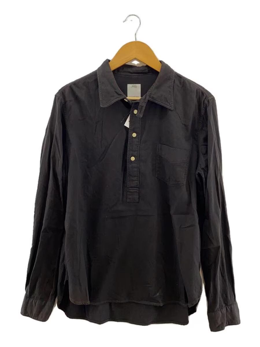 image of Visvim Half Button Shirt in Black, Men's (Size Medium)