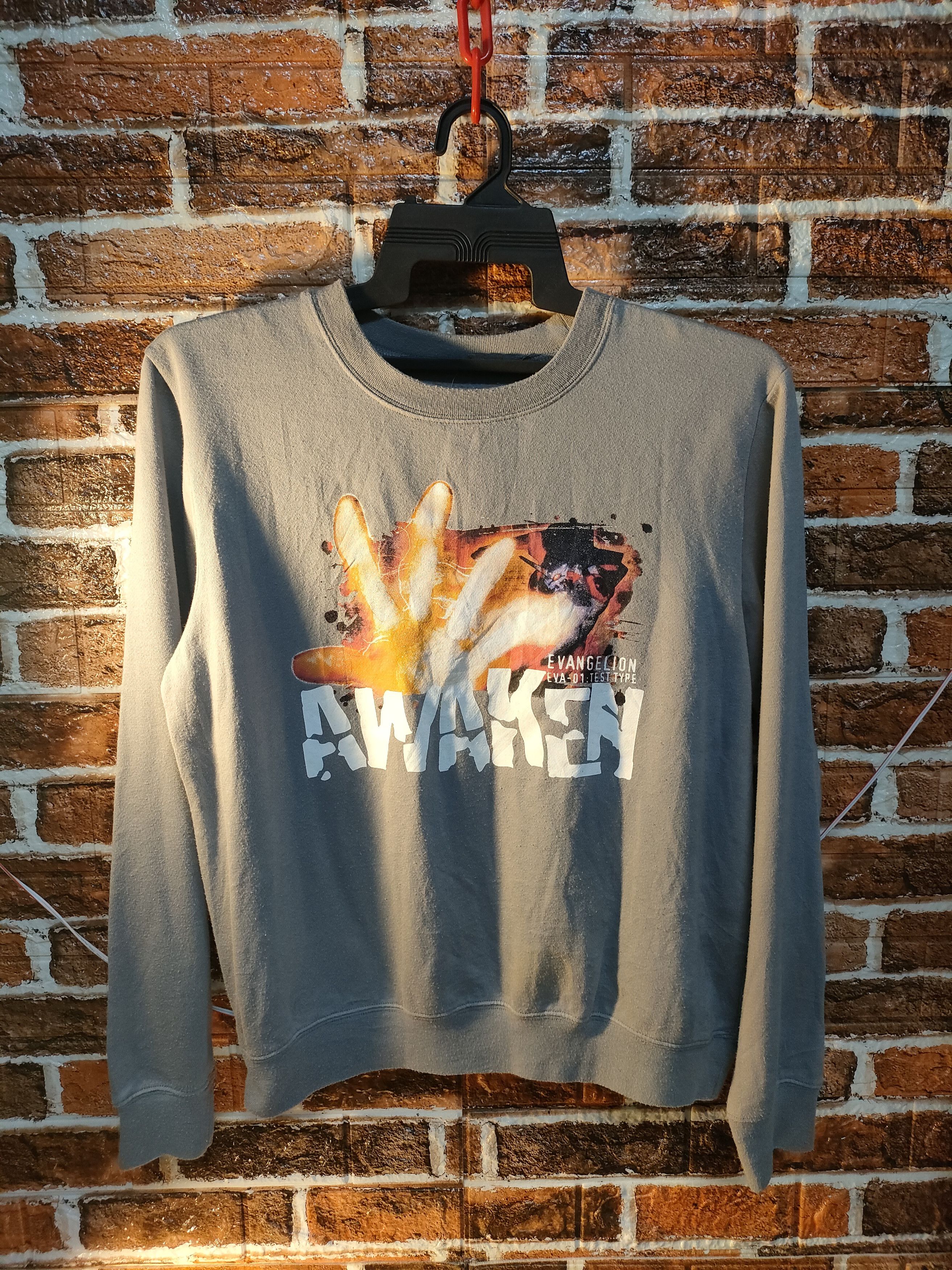 Japanese Brand Evangelion Awake Sweatshirt By Sega Size US M / EU 48-50 / 2 - 1 Thumbnail