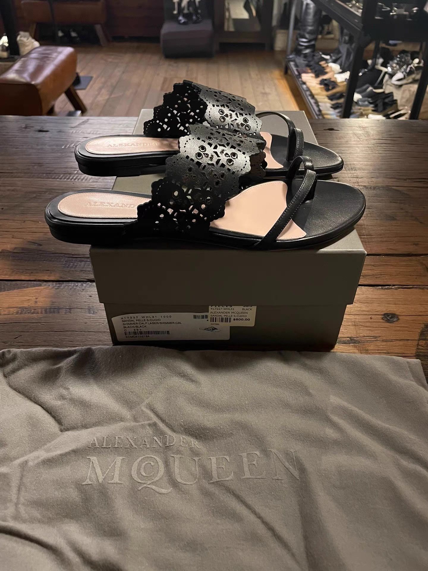 Alexander McQueen Alexander McQueen 16SS Multi‑Skull Carved Slides。Ｑ25 Size US 6 / IT 36 - 3 Thumbnail