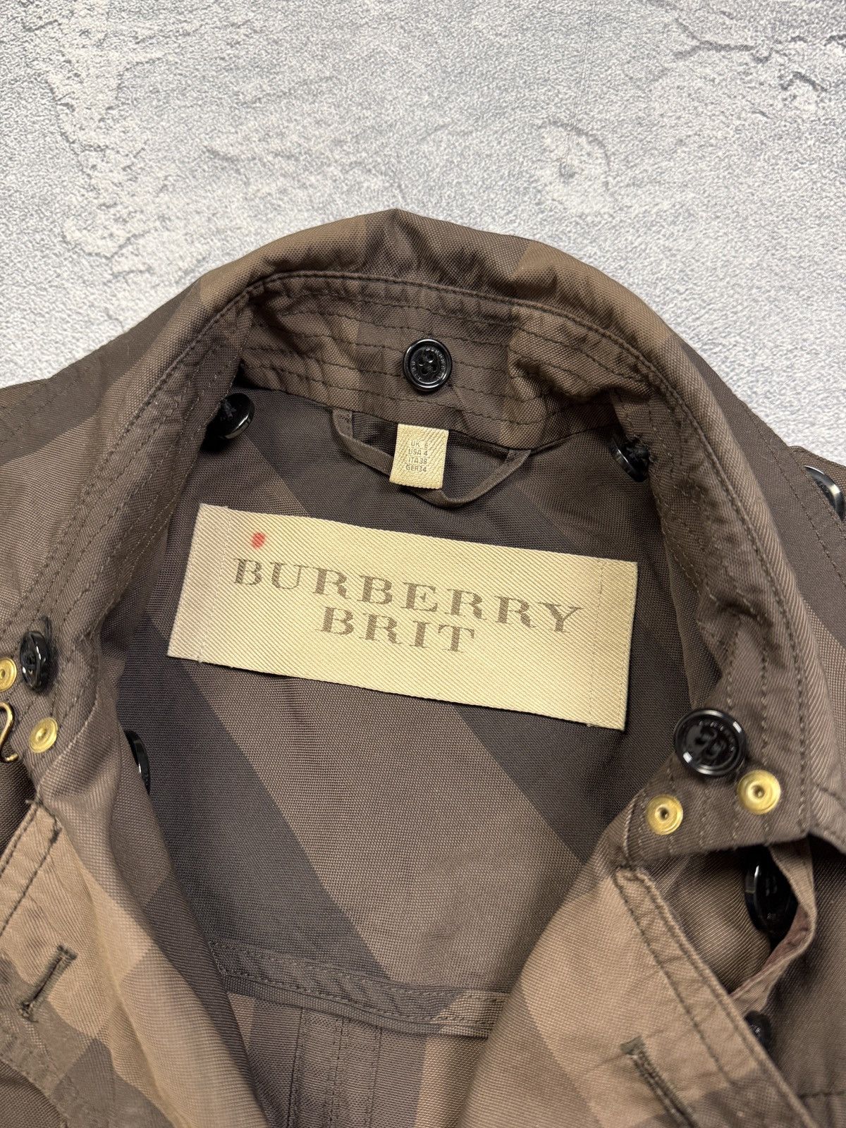 Burberry Burberry Brit Monogram Nova CheckWomans Trench Coat Size XS / US 0-2 / IT 36-38 - 22 Thumbnail