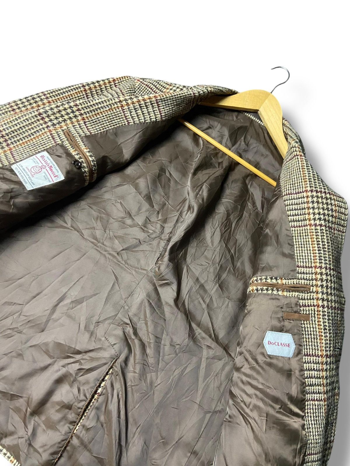 Harris Tweed Do Classe + Harris Tweed Checkered Blazer (168) Size US XXL / EU 58 / 5 - 4 Thumbnail