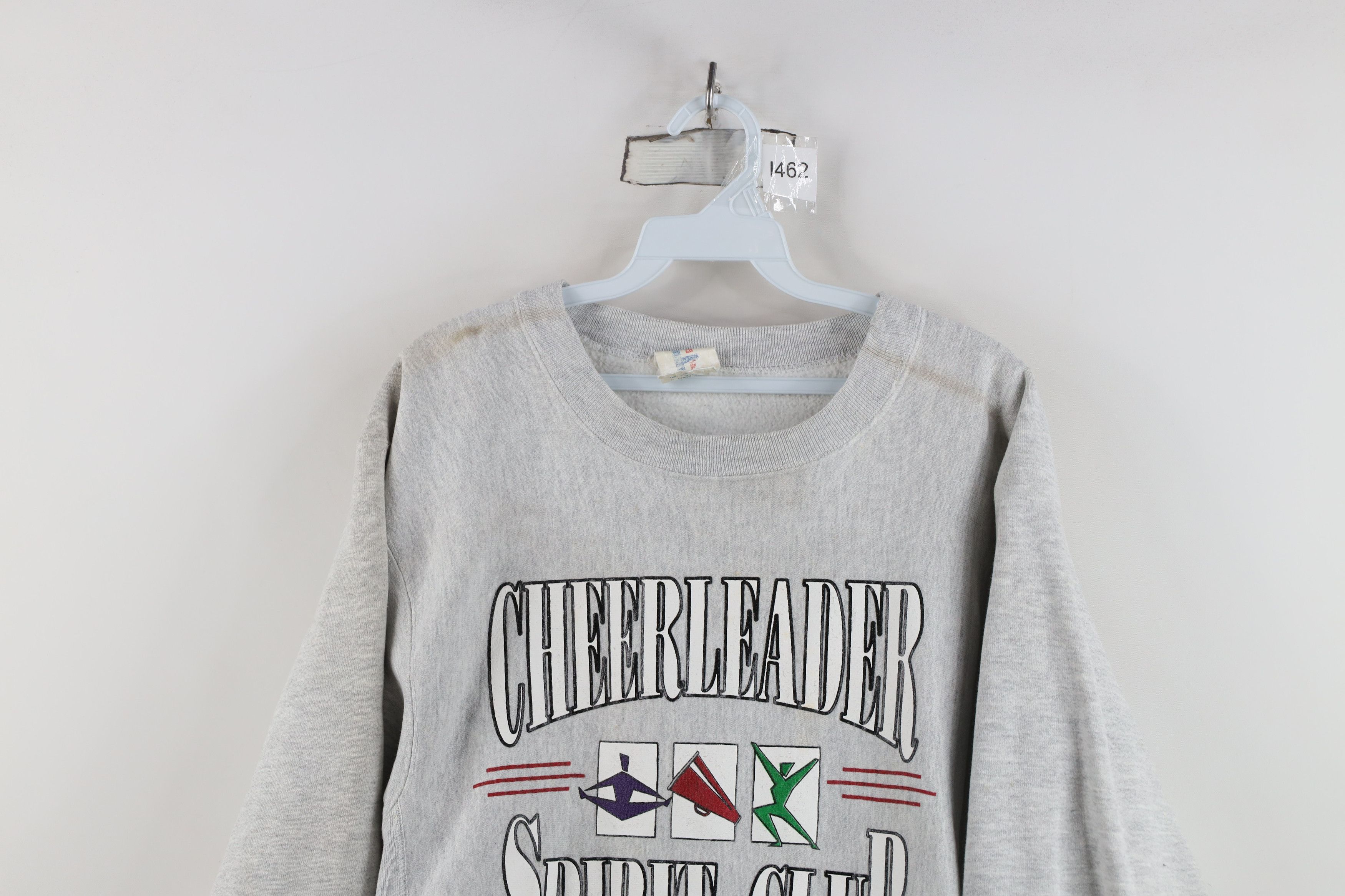 Vintage Vintage 90s Reverse Cheerleader Spirit Club Sweatshirt USA Size L / US 10 / IT 46 - 2 Thumbnail