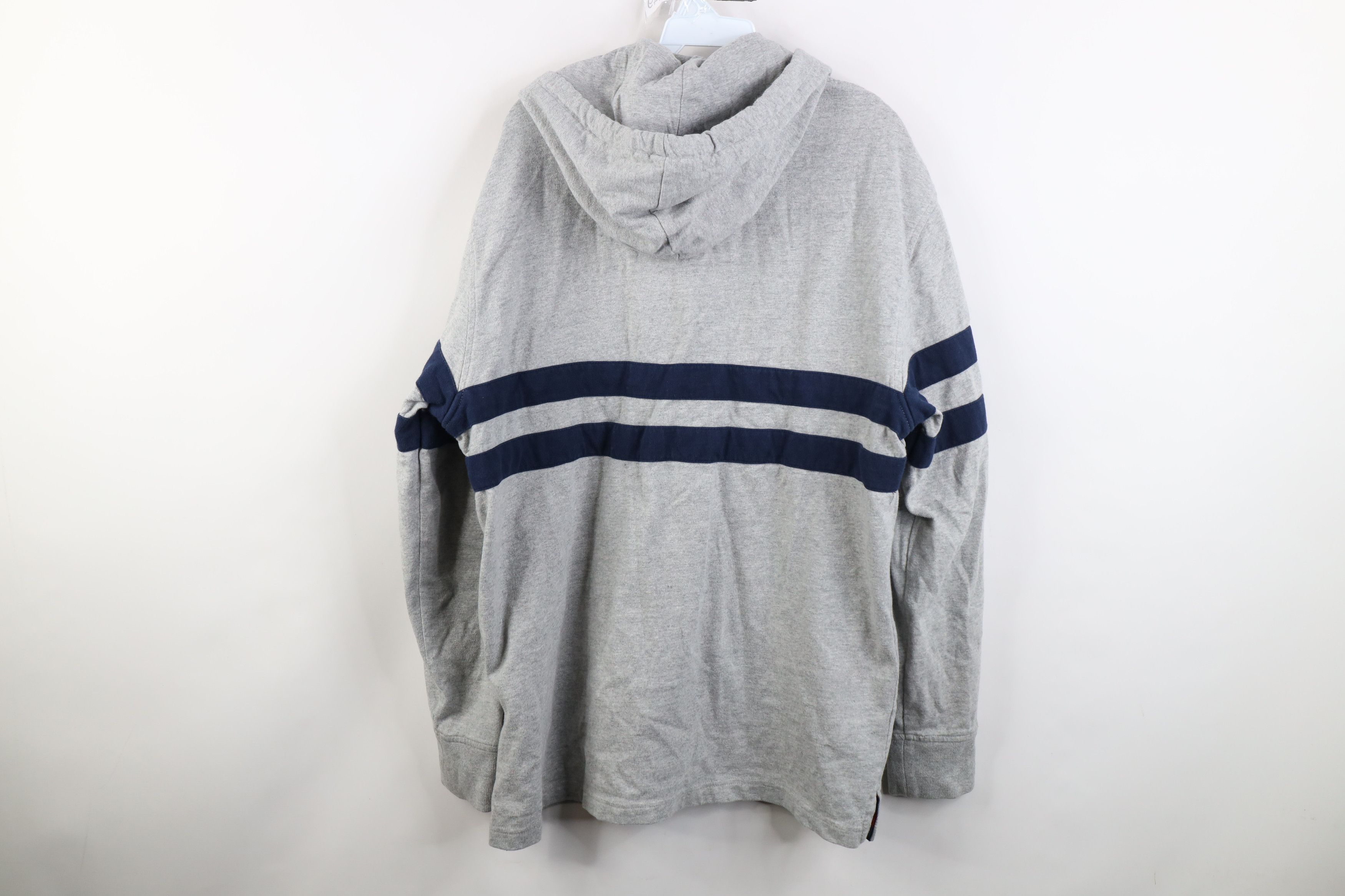 Tommy Hilfiger Vintage Tommy Hilfiger Heavyweight Hooded Long Sleeve Polo Size US XL / EU 56 / 4 - 13 Thumbnail