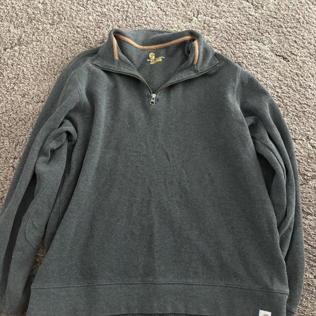 Carhartt × Vintage Carhartt relaxed fit quarter zip up hoodie Size US L / EU 52-54 / 3 - 1 Thumbnail