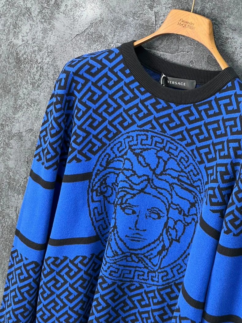 Versace Versace Men's back pattern Medusa wool Size US M / EU 48-50 / 2 - 7 Thumbnail