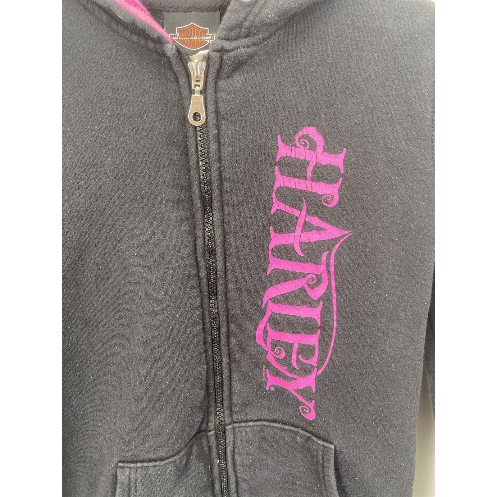 Harley Davidson Harley Davidson Black & Pink 2016 Women’s Sweater Size Small Size S / US 4 / IT 40 - 2 Thumbnail