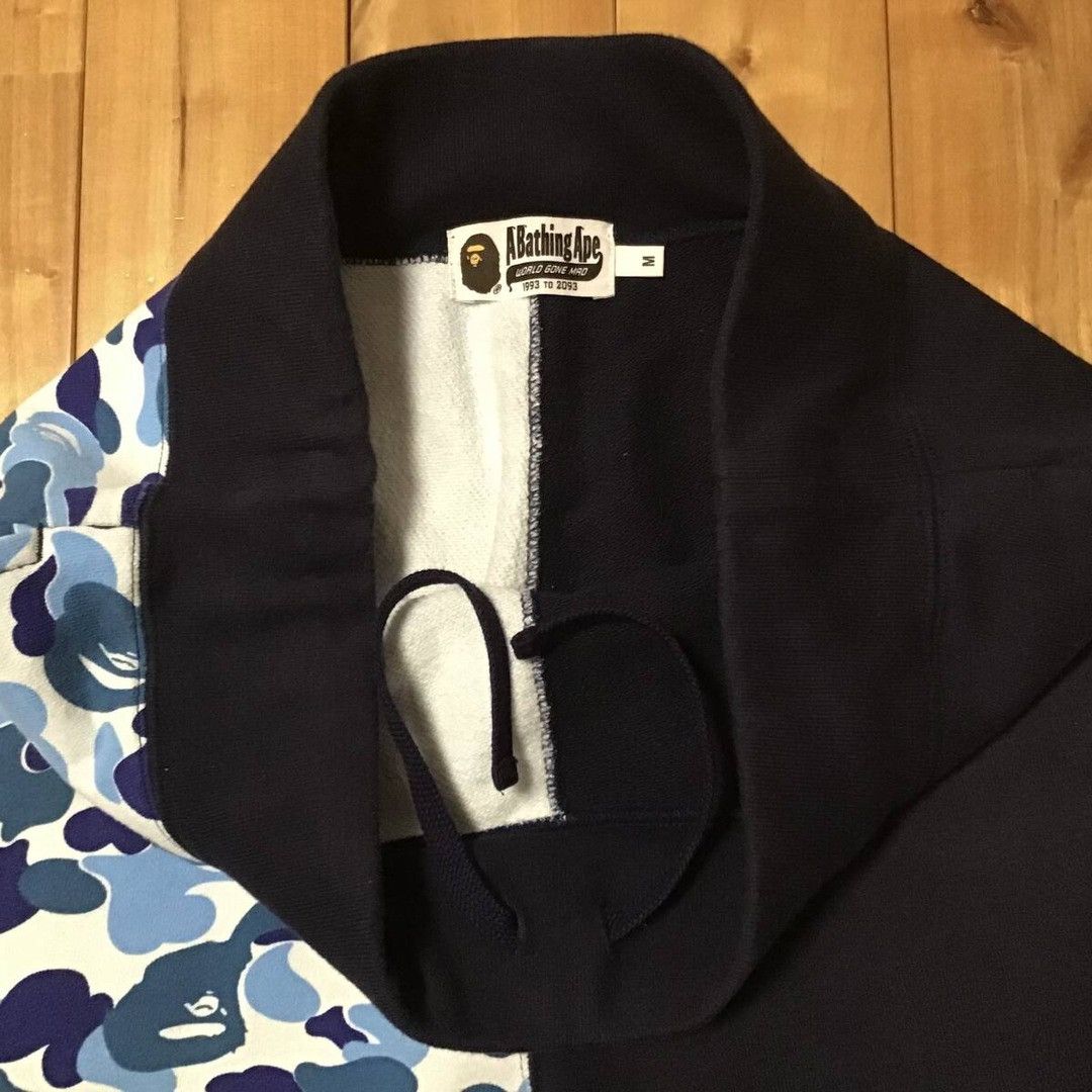 Bape BAPE Side Shark sweat shorts navy × ABC camo blue ★size M Size US 32 / EU 48 - 6 Thumbnail