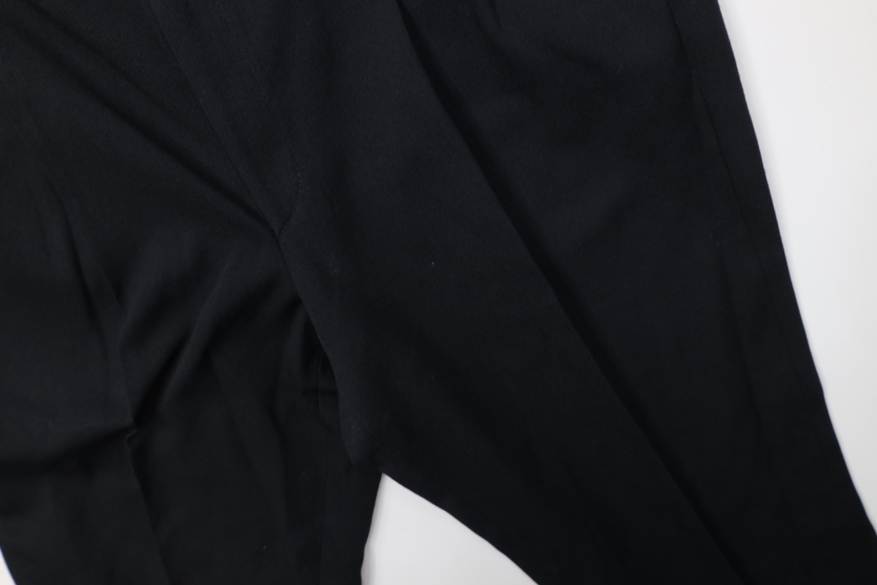 Vintage Vintage 90s Streetwear Knit Chino Pants Trousers Black Size US 32 / EU 48 - 6 Thumbnail