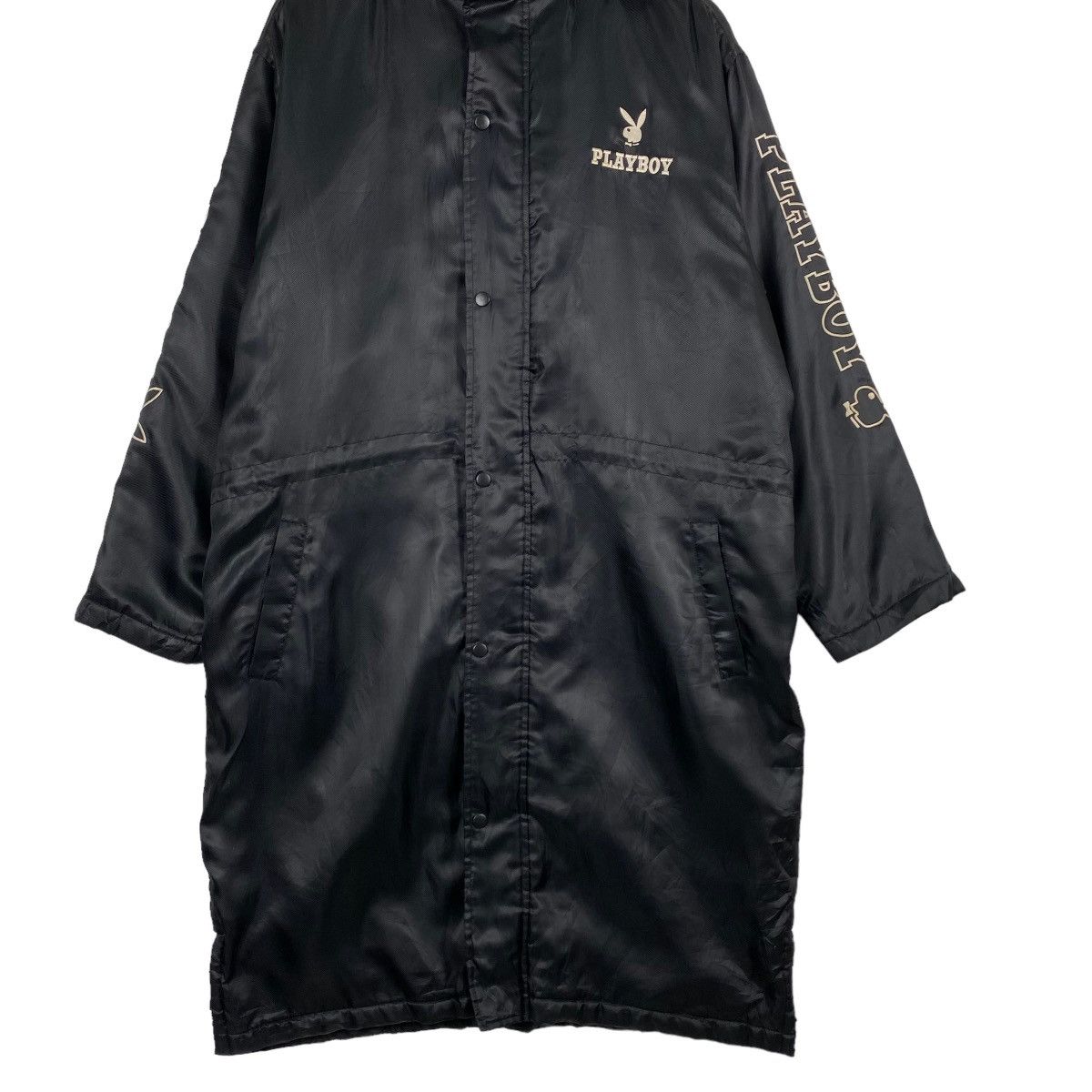 Japanese Brand × Playboy Playboy Long Coach Jacket Hoodies Size XL Size US XL / EU 56 / 4 - 5 Thumbnail