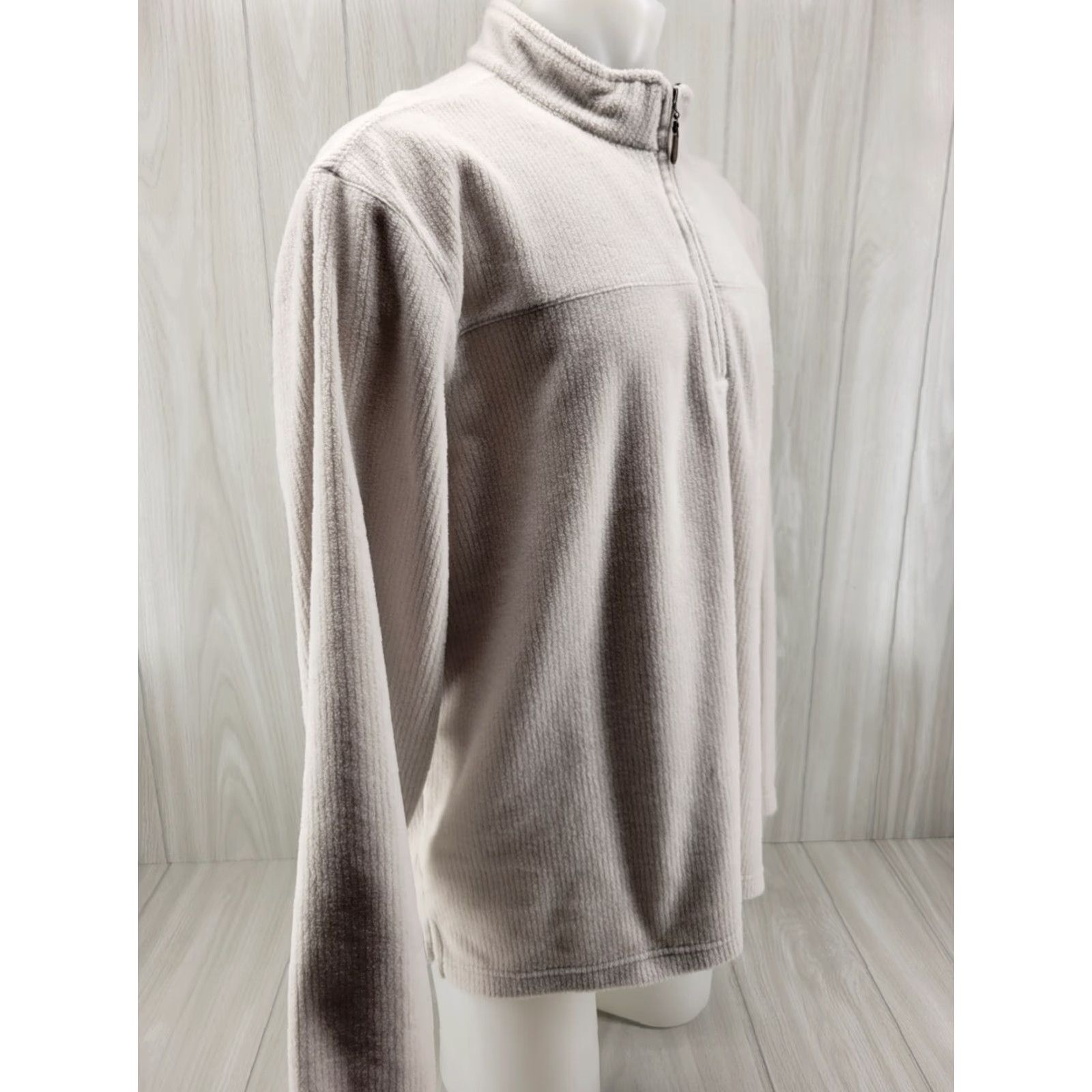 Vintage VINTAGE Pro Tour Golf 1/4 Zip Pullover Fleece Men’s XL Khaki Size US XL / EU 56 / 4 - 5 Thumbnail