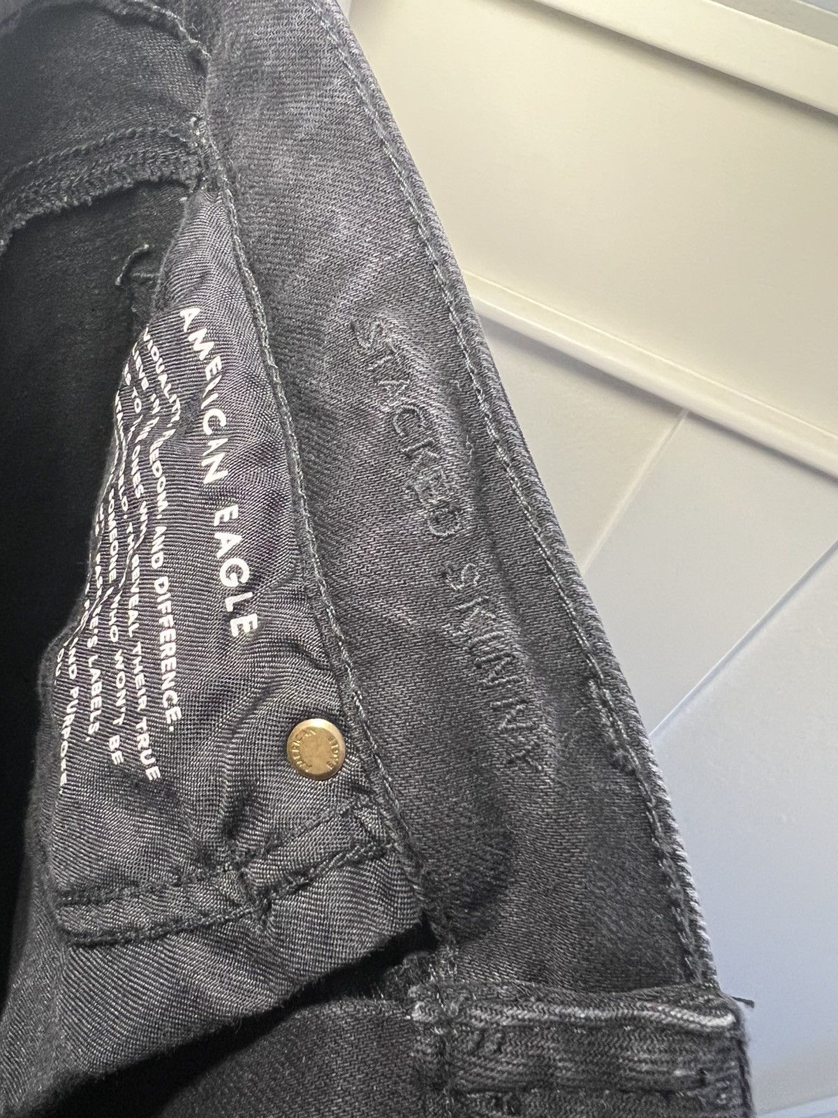 Lil Wayne Young Money Entert X American Eagle distressed stacked jeans Size US 34 / EU 50 - 15 Thumbnail