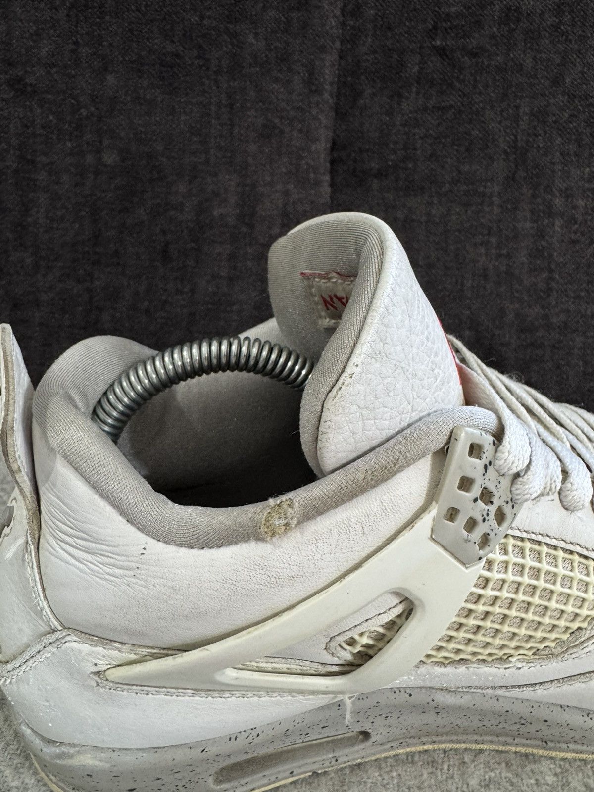 Jordan Brand Nike Air Jordan 4 IV Retro White Oreo Sneakers size 41,5 Size US 8.5 / EU 41-42 - 4 Thumbnail