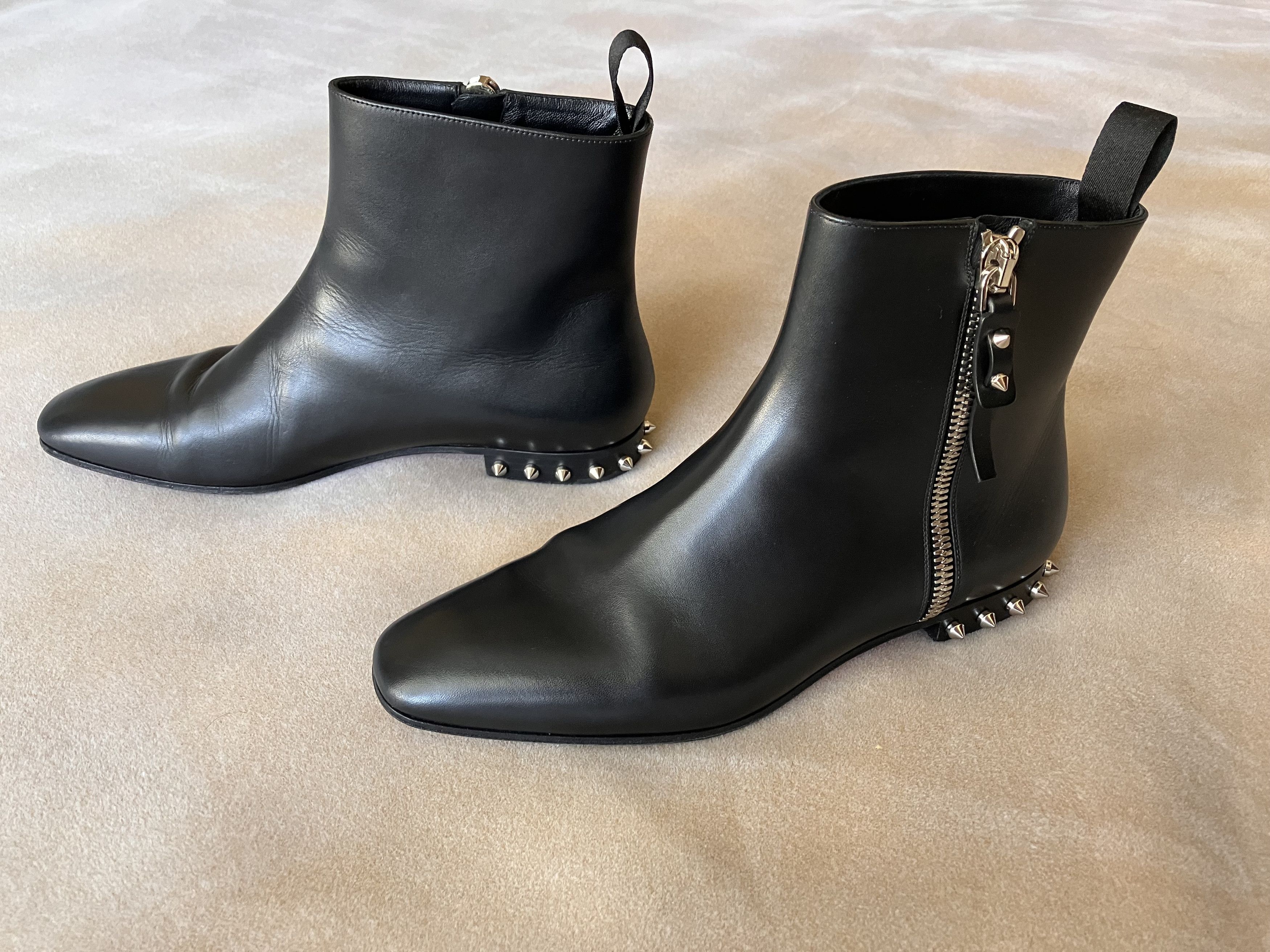 Christian Louboutin Christian Louboutin So Samson Spike Heel Boots - 40 Size US 7 / EU 40 - 1 Thumbnail