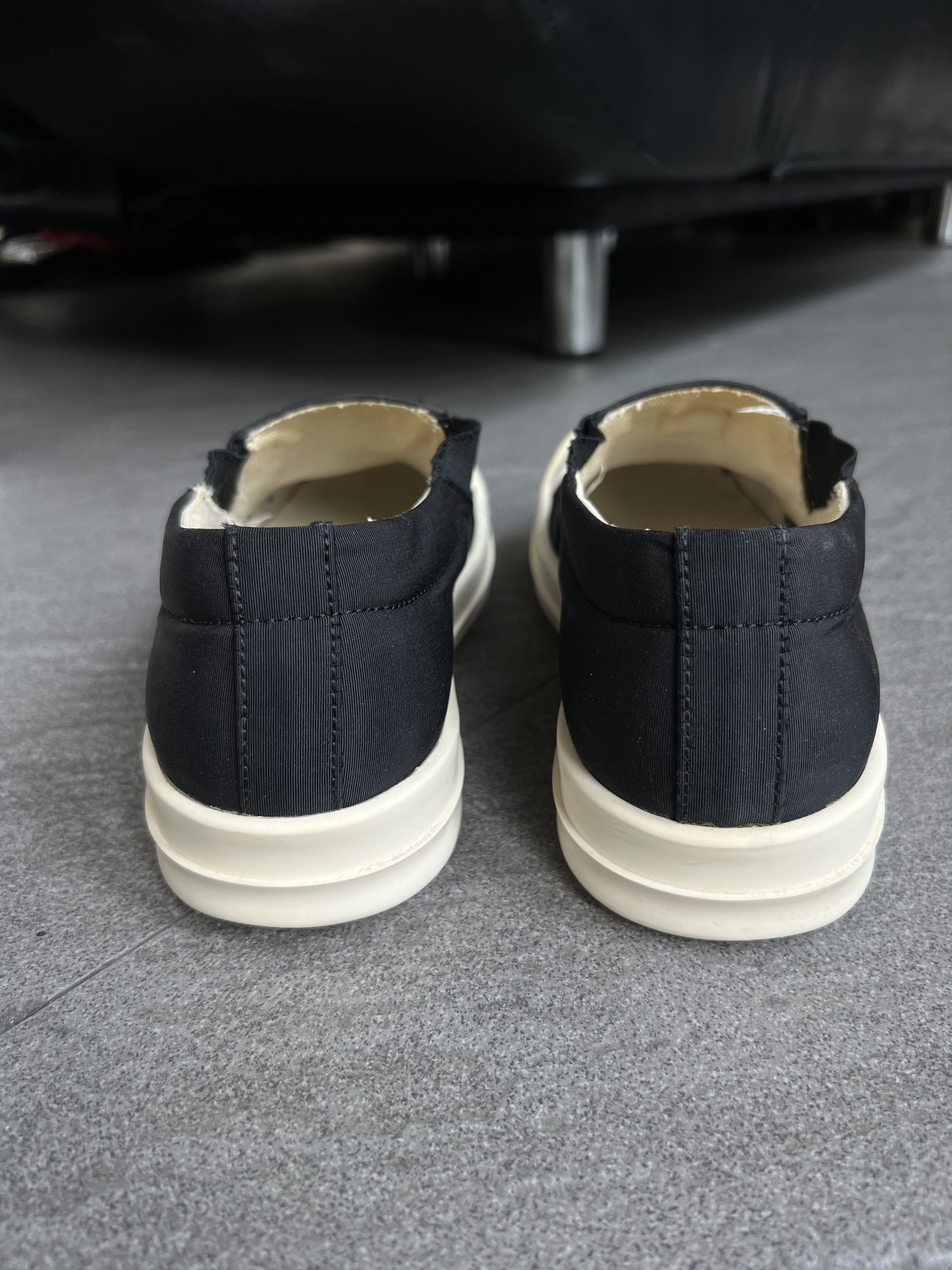 Rick Owens Drkshdw Rick Owens DRKSHDW Slip On Sneakers Black EU37 Size US 7 / IT 37 - 5 Thumbnail