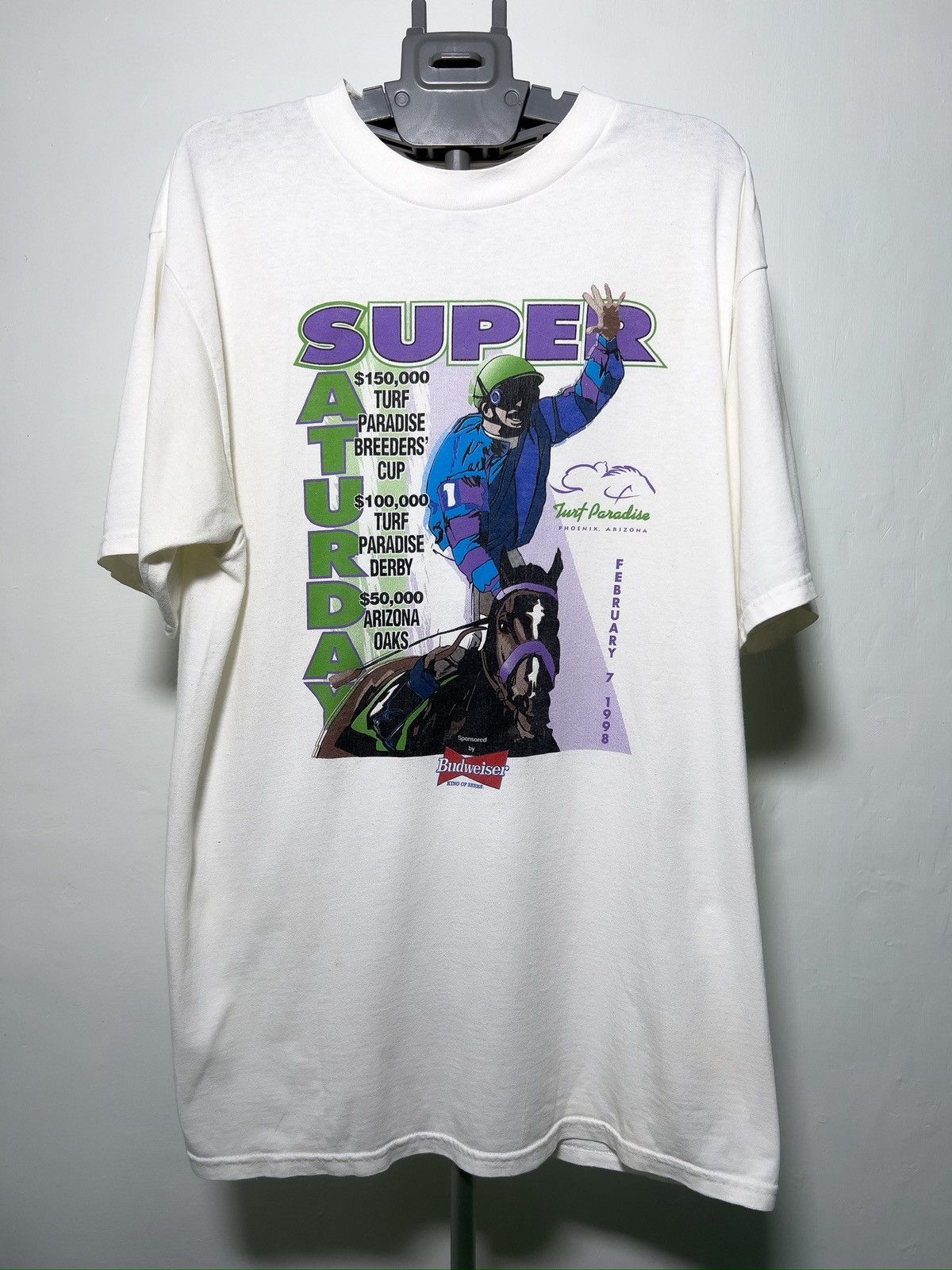 Tultex Tultex Budweiser Super Saturday 1998 Size US XL / EU 56 / 4 - 1 Thumbnail