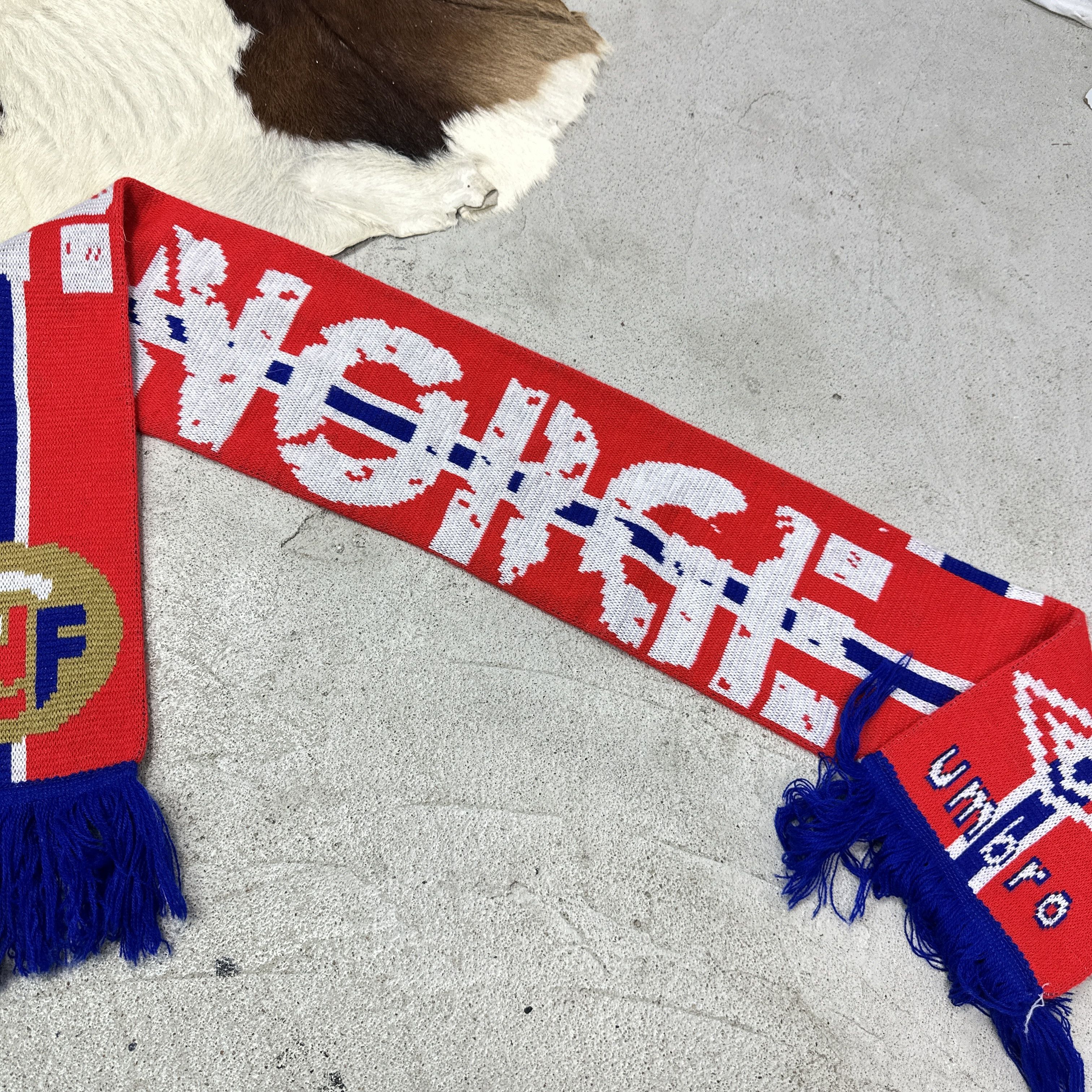 Umbro Vintage Sporty Norway Umbro Football Scarf Y2K Size ONE SIZE - 3 Thumbnail