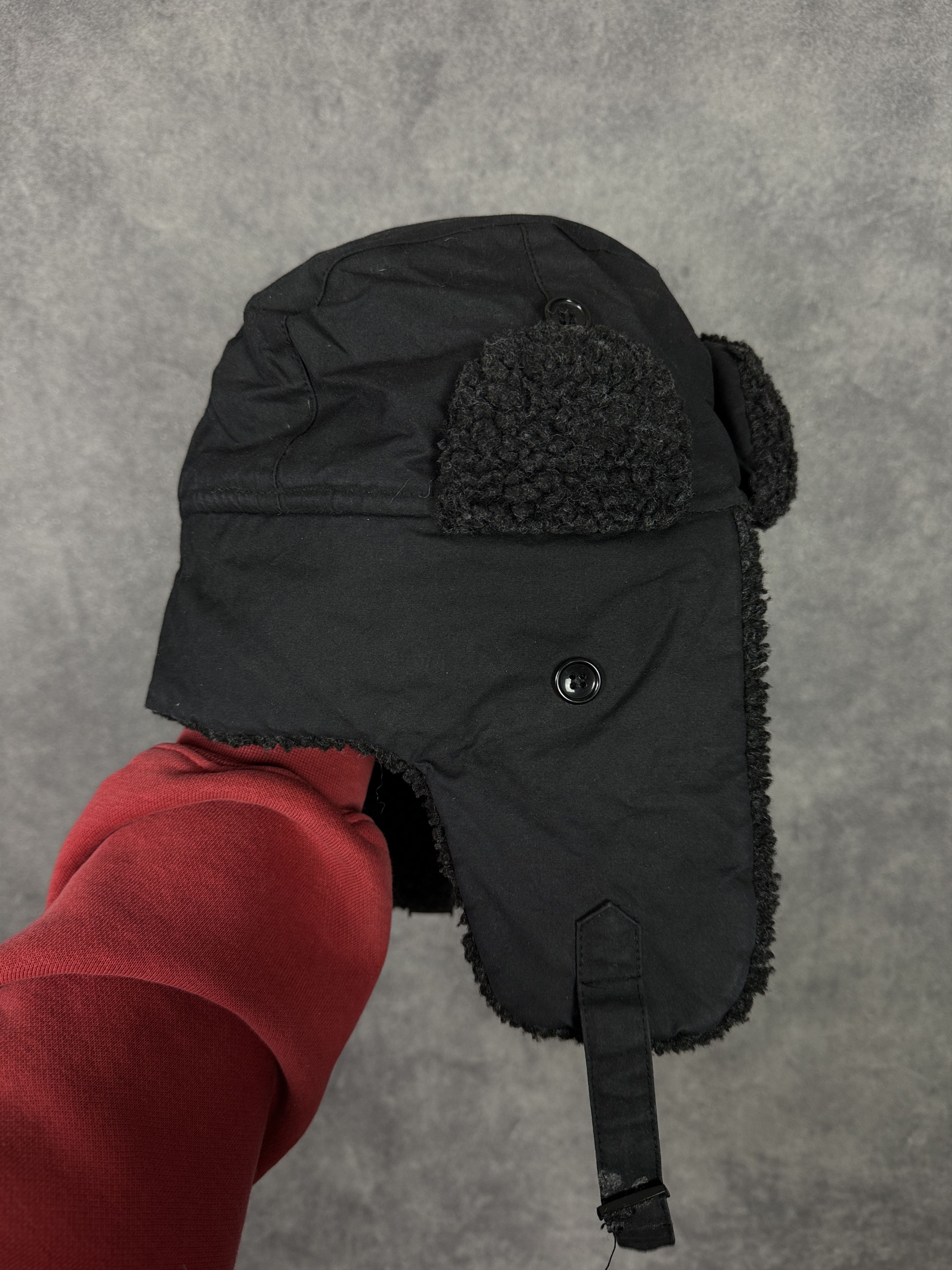 Barbour Barbour fur-lined insulated Russian hat with ear flaps wool Size ONE SIZE - 4 Thumbnail
