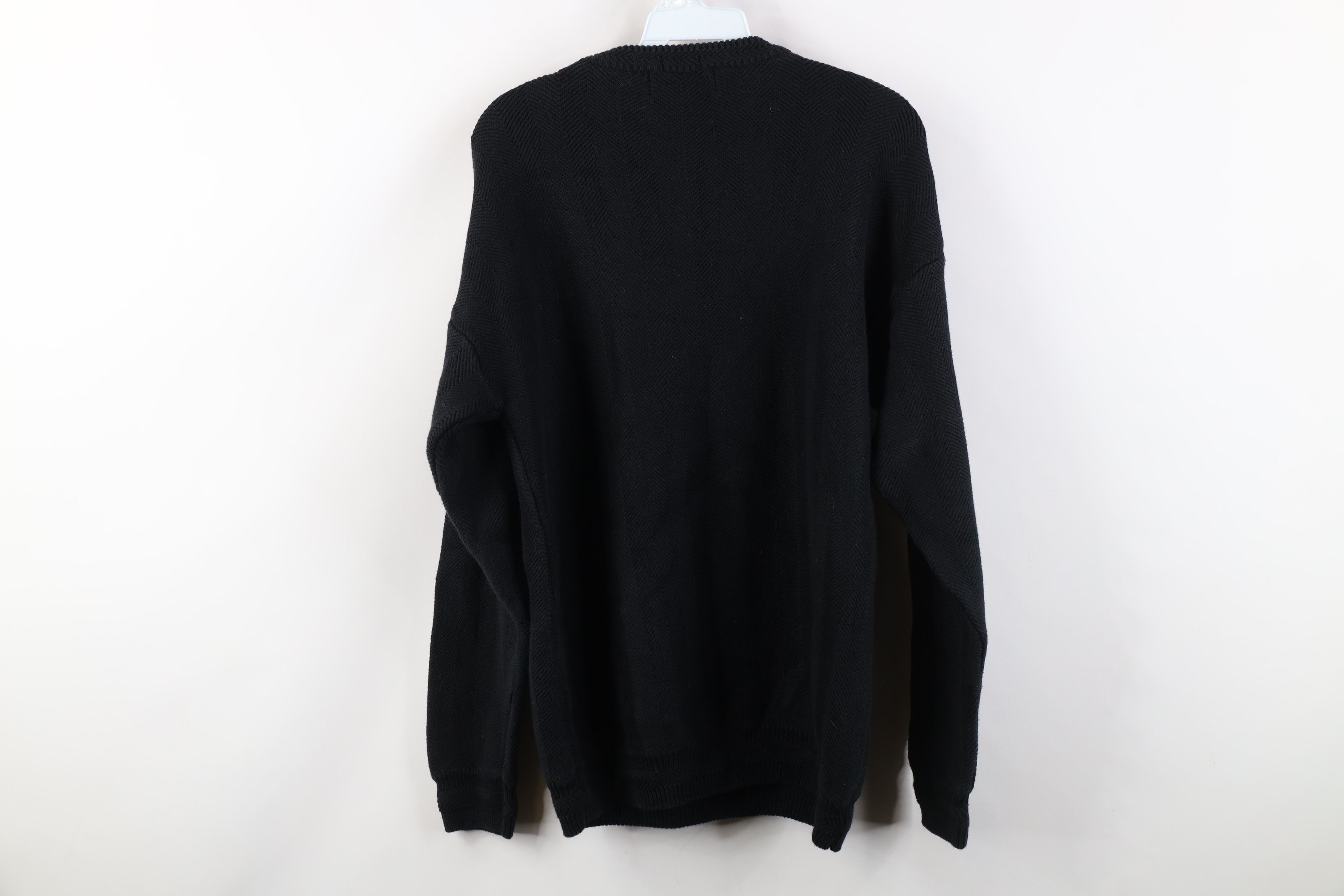 Vintage Deadstock Vintage 90s Chaps Ralph Lauren Knit Sweater Black Size US M / EU 48-50 / 2 - 9 Thumbnail