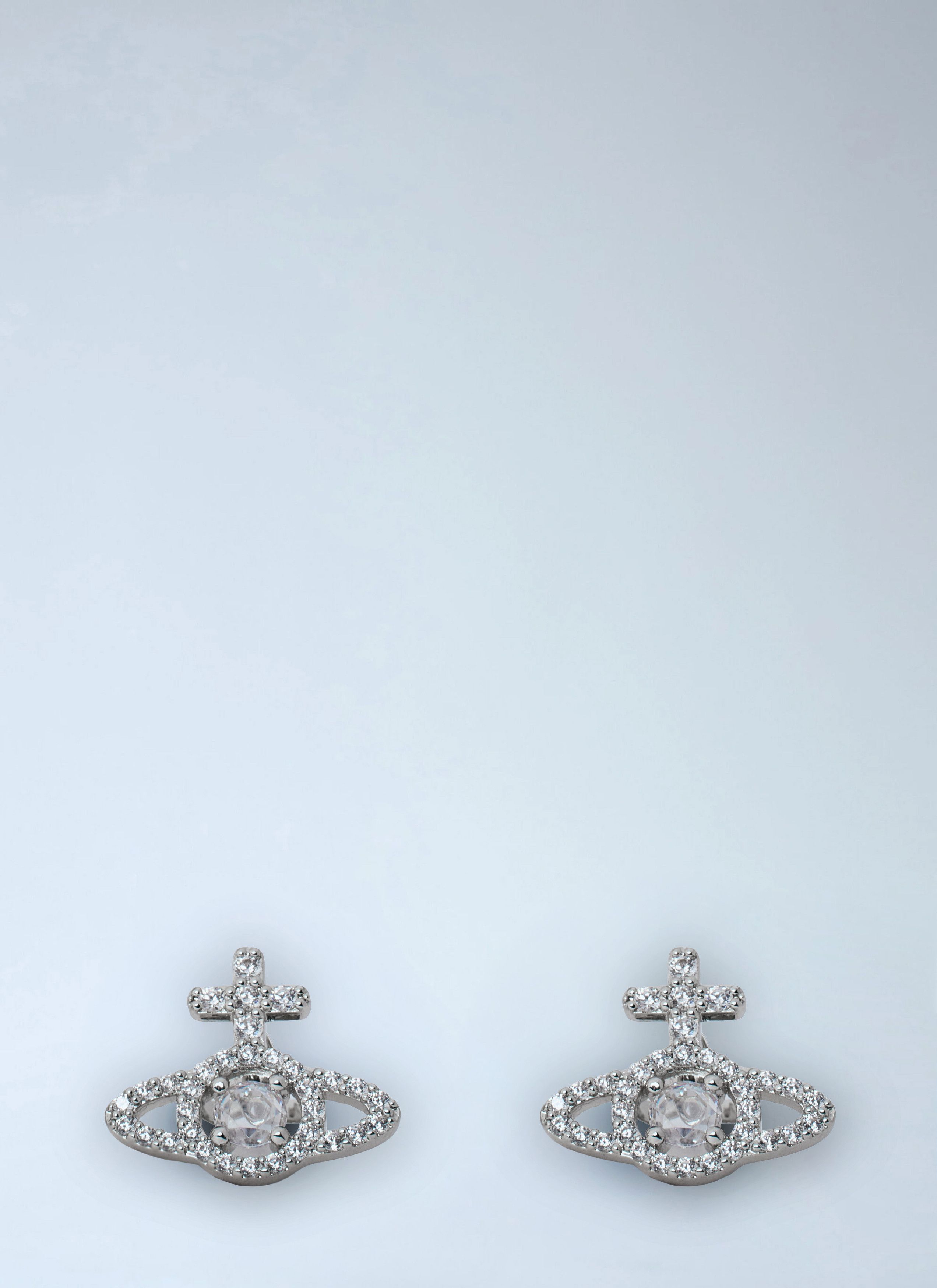 Vivienne Westwood Olympia Cubic Zirconia Stud Earrings Size ONE SIZE - 1 Thumbnail