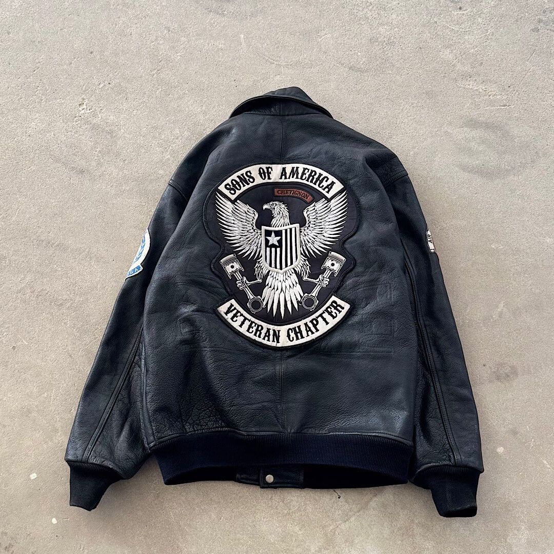 Avirex Vintage Avirex Leather Jacket - Size L Size US L / EU 52-54 / 3 - 5 Thumbnail