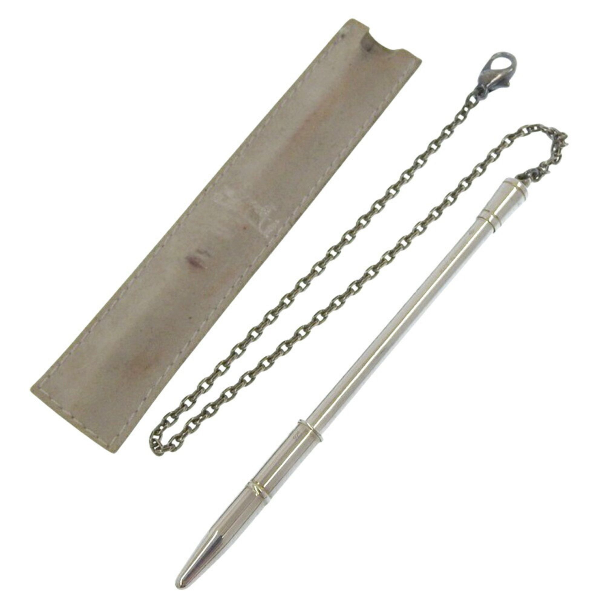 Hermes Hermes Hermès ballpoint pen, black ink, SV925 silver, small size Size ONE SIZE - 1 Thumbnail