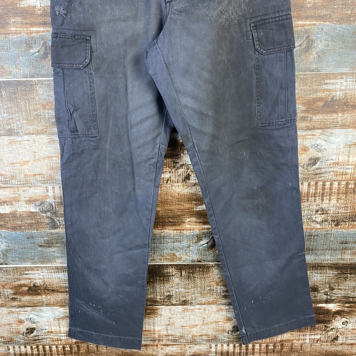Japanese Brand DL Burtle Dark Blue Cargo Multipocket Pants #C924 Size US 31 - 6 Thumbnail