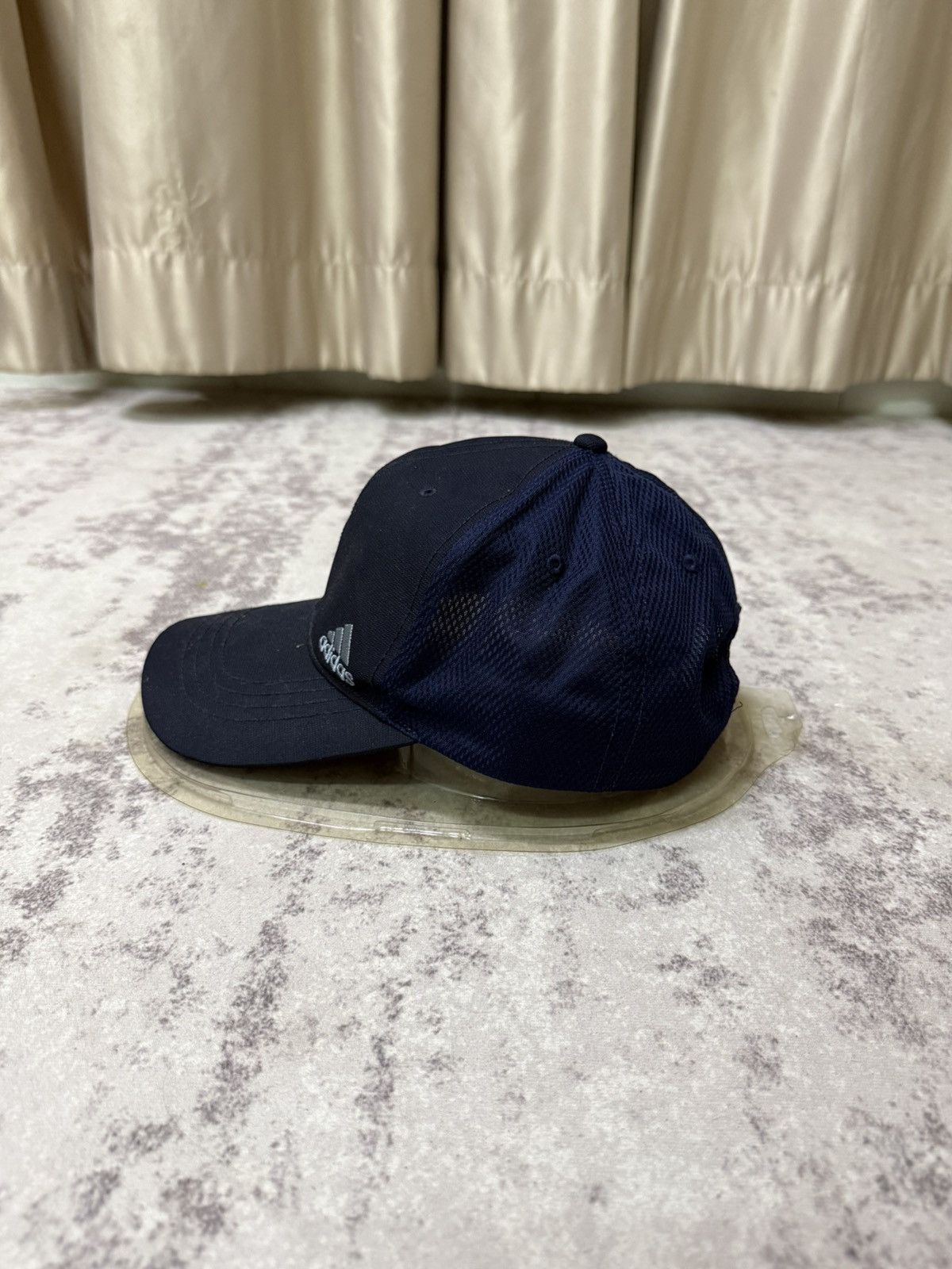Adidas Adidas Dark Blue Adjustable Velcro Cap Size ONE SIZE - 2 Thumbnail