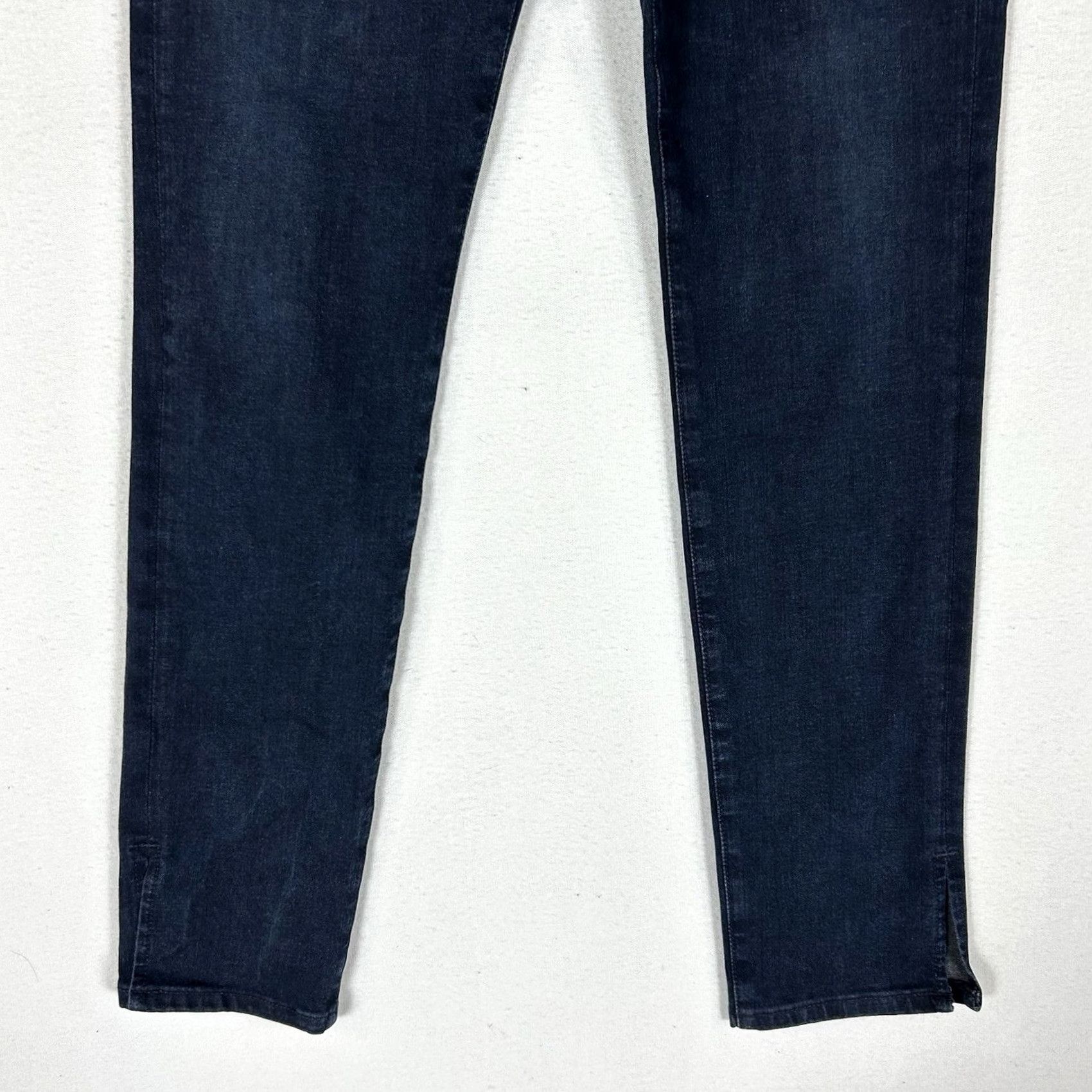 Anthropologie AG Anthropologie The High Rise Stevie Ankle Jeans Women's 25R Dark Denim Size 42" / US 20 - 4 Thumbnail