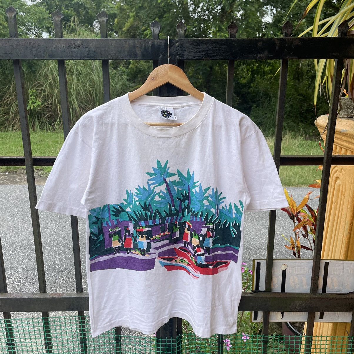 Maui and Sons × Vintage 🔥🔥Vintage 90s Maui And Sons Art Hawaiian Aloha Design Tee Size US M / EU 48-50 / 2 - 1 Thumbnail